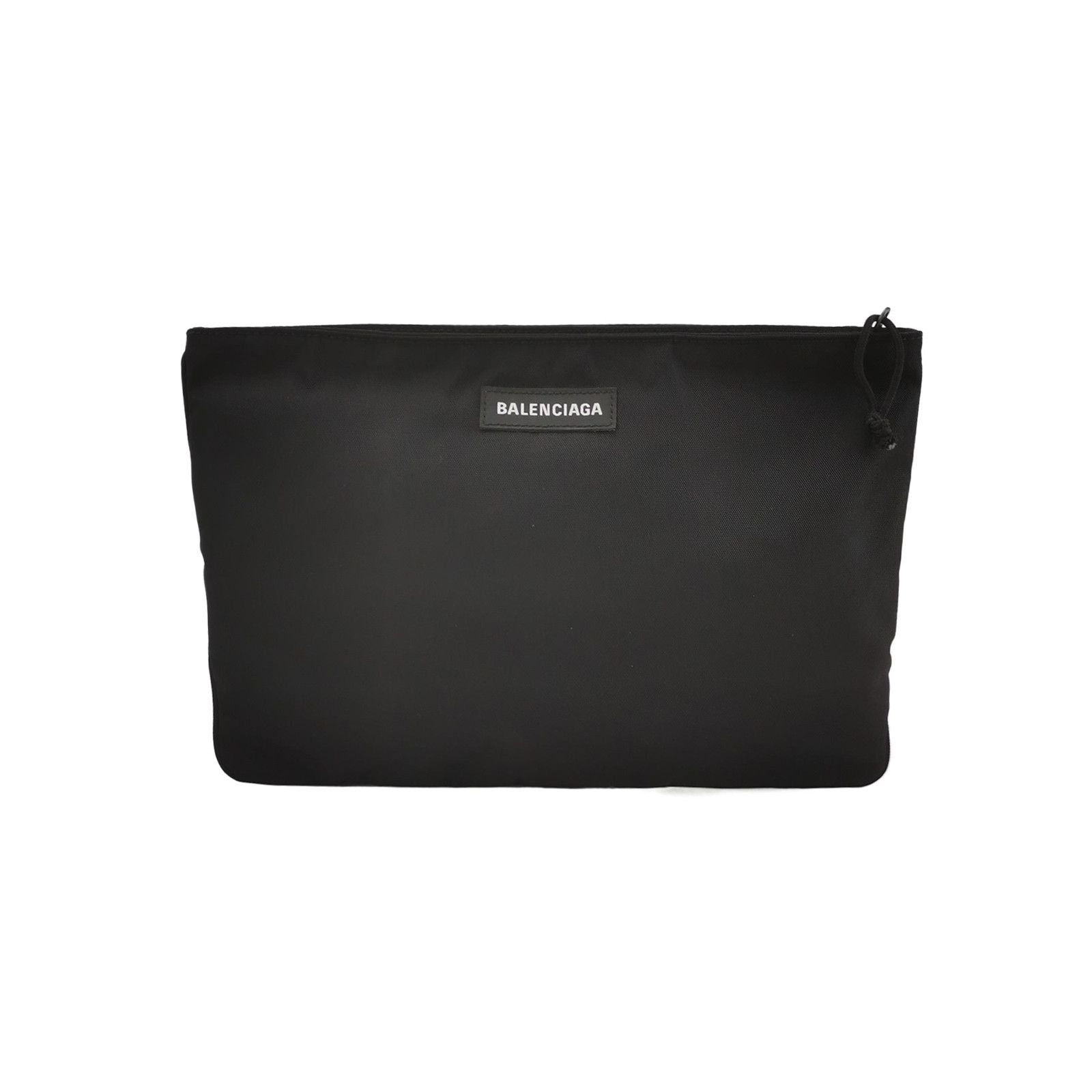 Balenciaga Balenciaga Nylon Solid Logo Zip Clutch Size ONE SIZE - 2 Thumbnail
