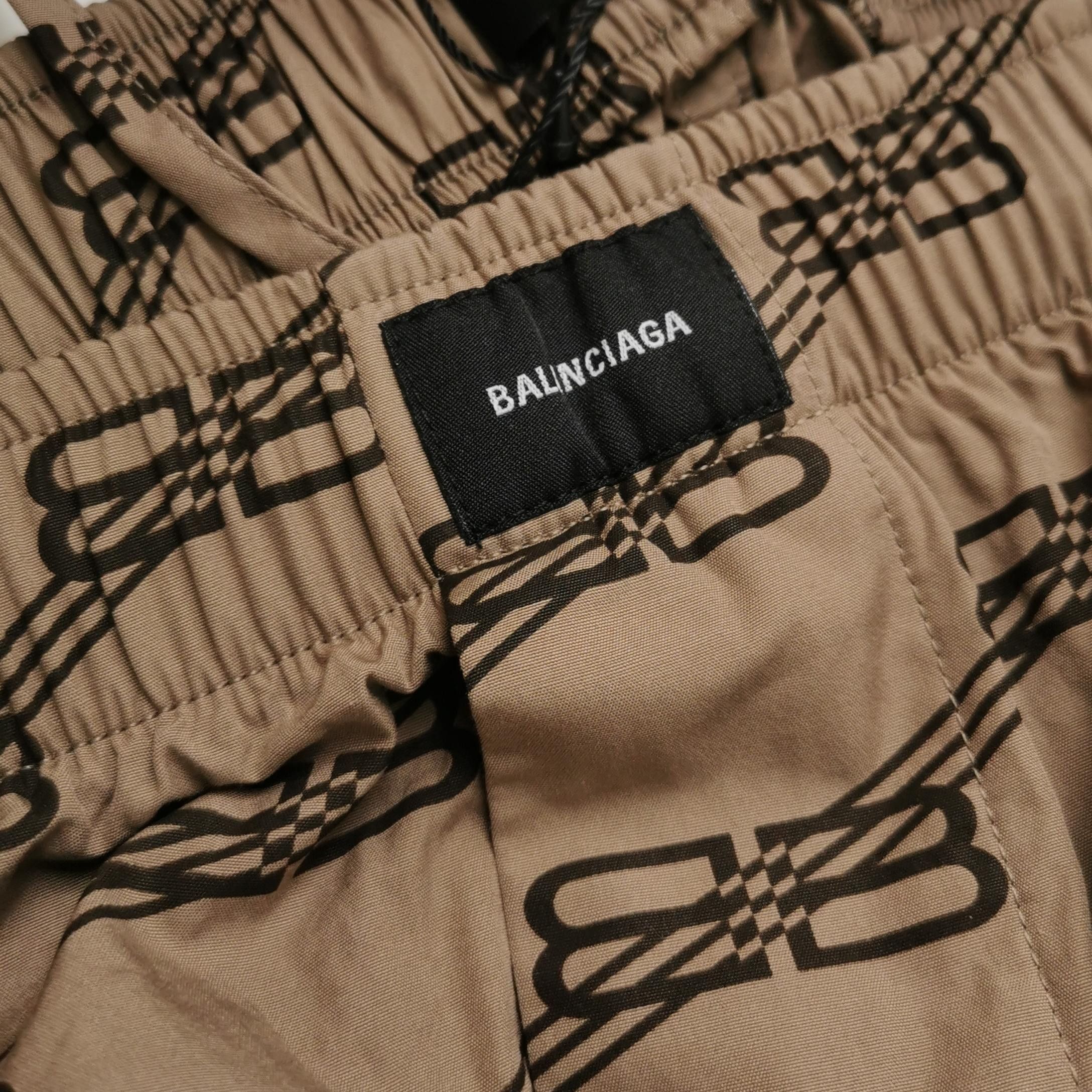Balenciaga Balenciaga Logo Print Cotton Shorts XS Size US 31 - 6 Thumbnail