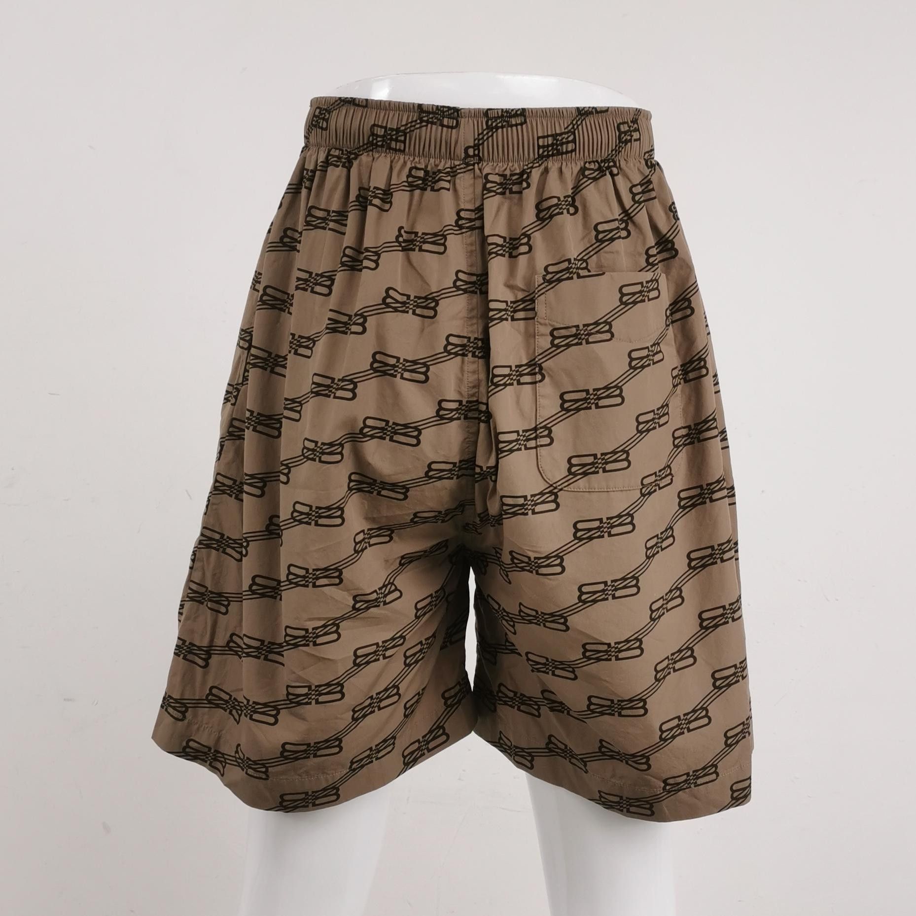 Balenciaga Balenciaga Logo Print Cotton Shorts XS Size US 31 - 4 Thumbnail