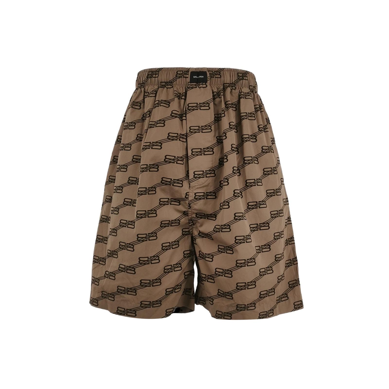 Balenciaga Balenciaga Logo Print Cotton Shorts XS Size US 31 - 2 Thumbnail