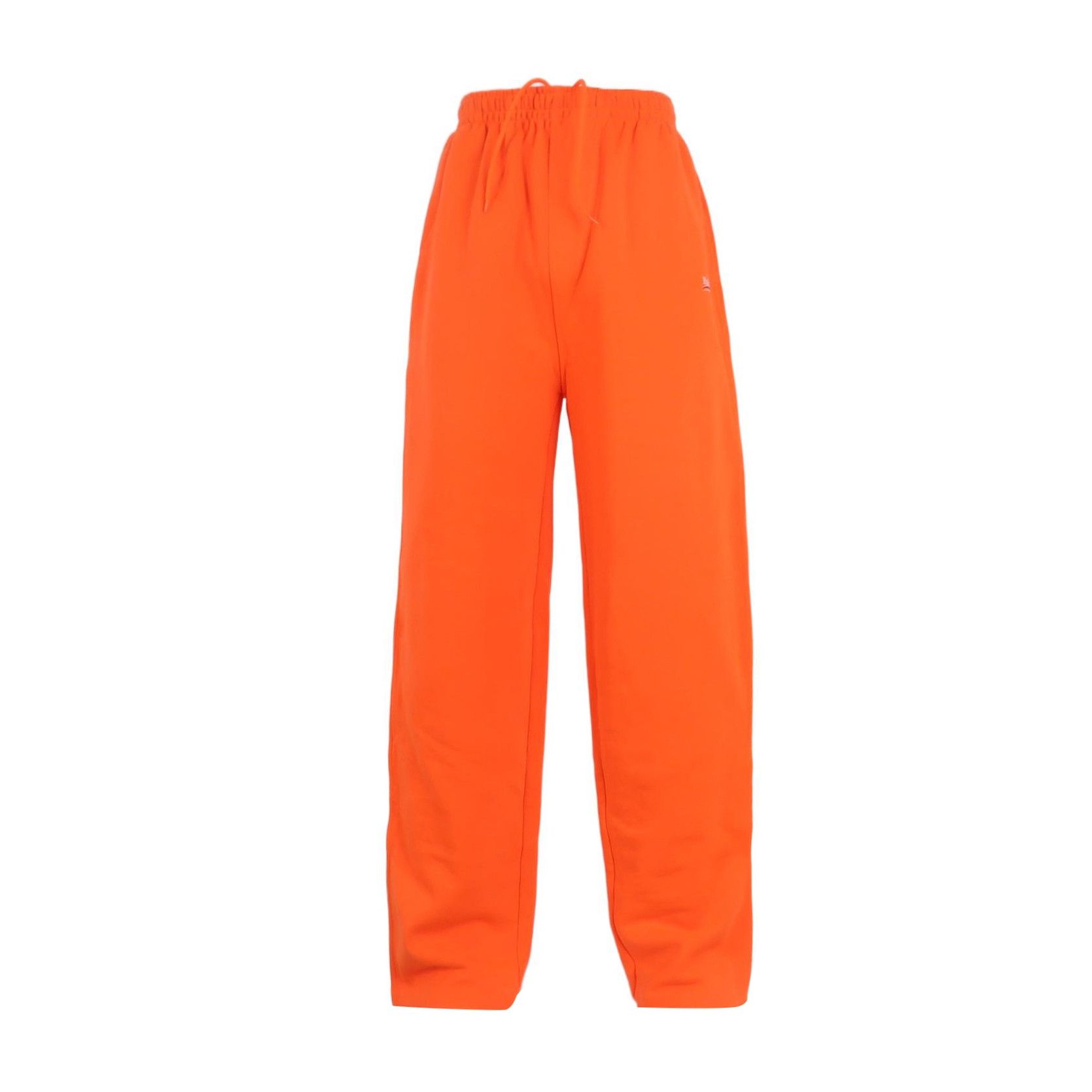 Balenciaga Balenciaga Orange Cotton Logo Straight-Leg Pants S Size US 26 / EU 42 - 2 Thumbnail
