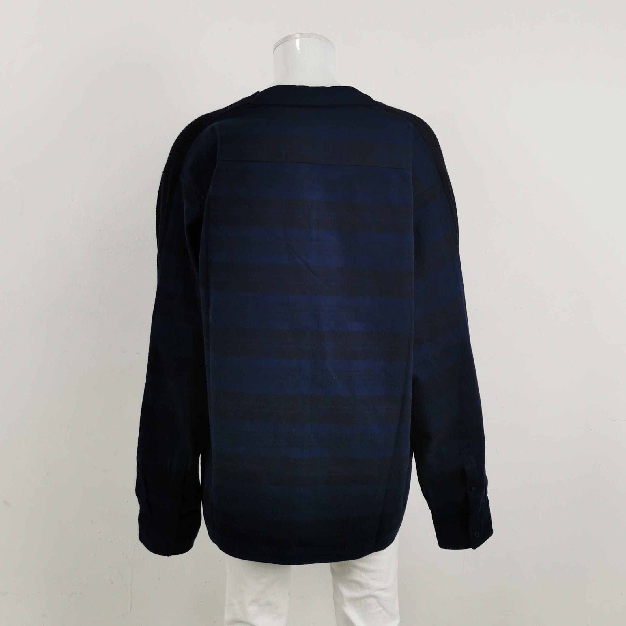 Balenciaga Balenciaga S Black V-Neck Ribbed Sweater Size US S / EU 44-46 / 1 - 4 Thumbnail