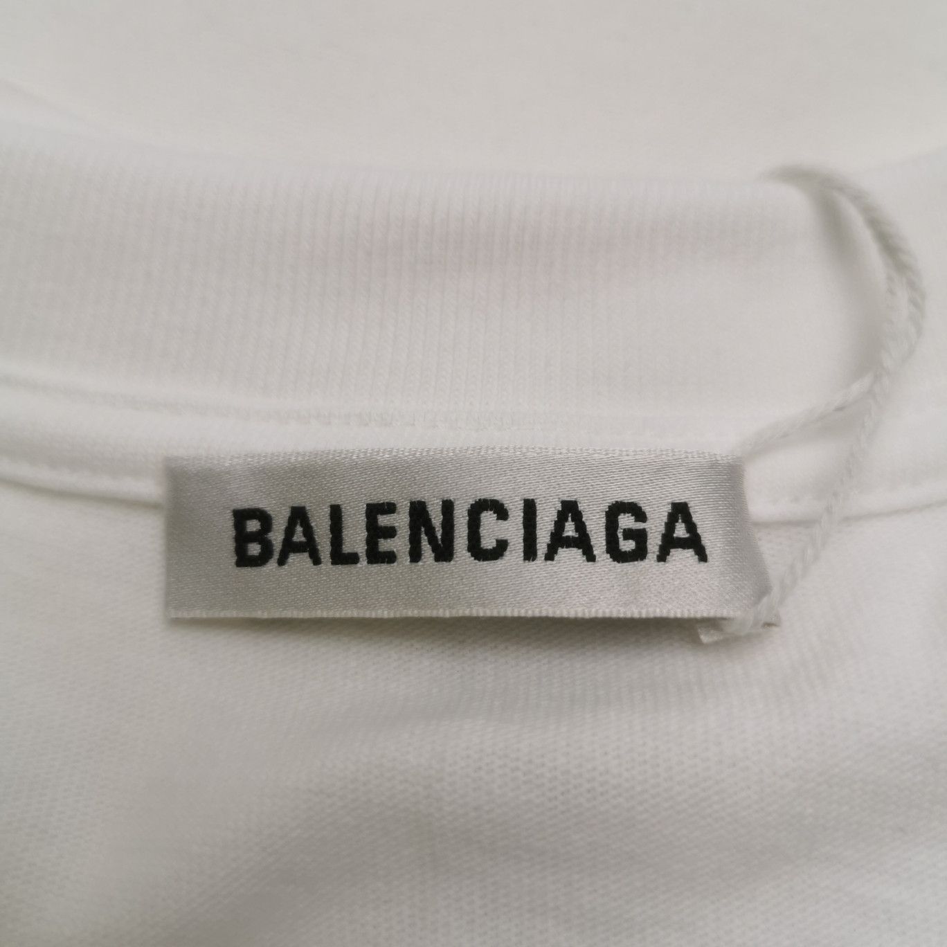 Balenciaga Balenciaga S Cotton Letter Print Crew Neck T-Shirt Size US S / EU 44-46 / 1 - 15 Thumbnail