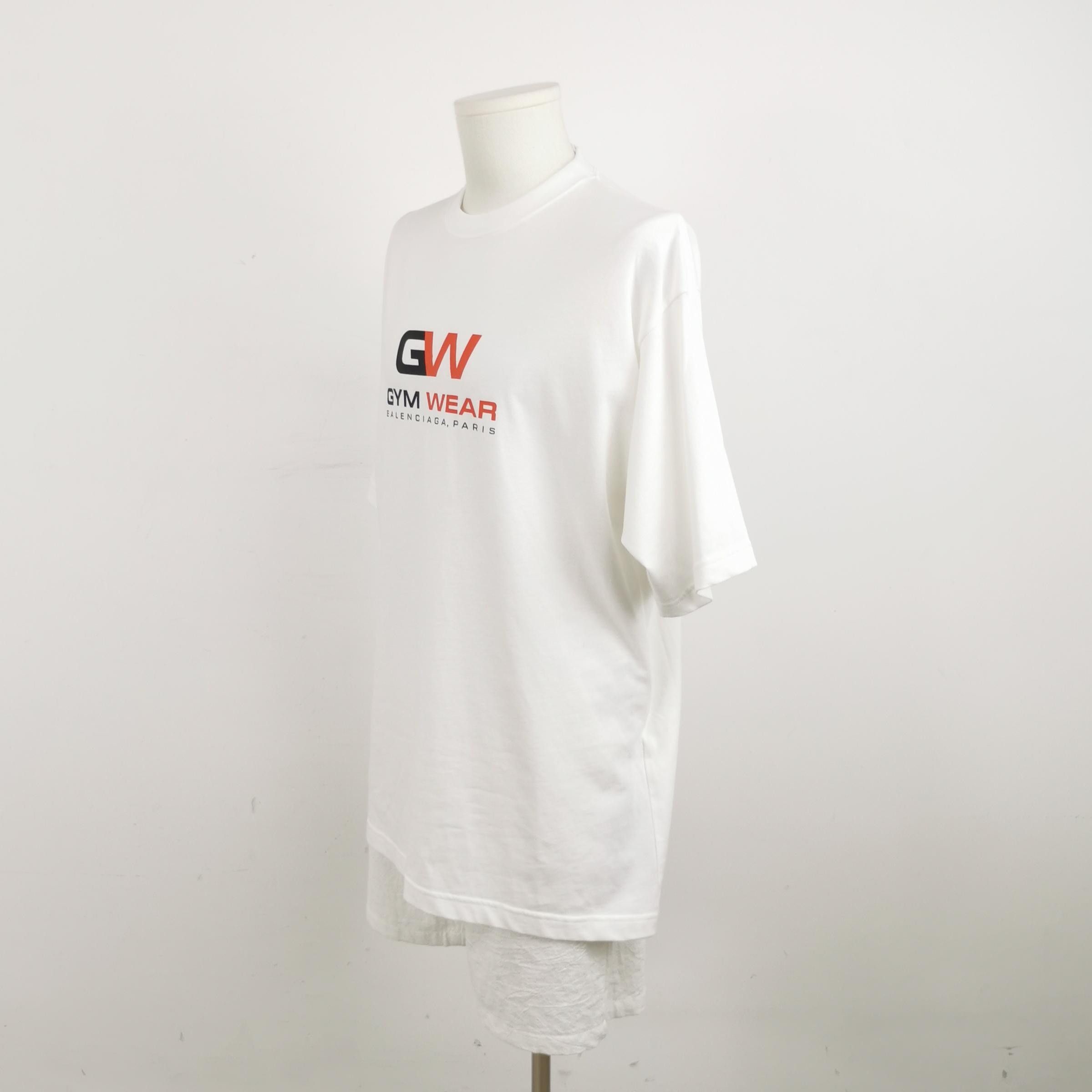 Balenciaga Balenciaga S Cotton Letter Print Crew Neck T-Shirt Size US S / EU 44-46 / 1 - 4 Thumbnail
