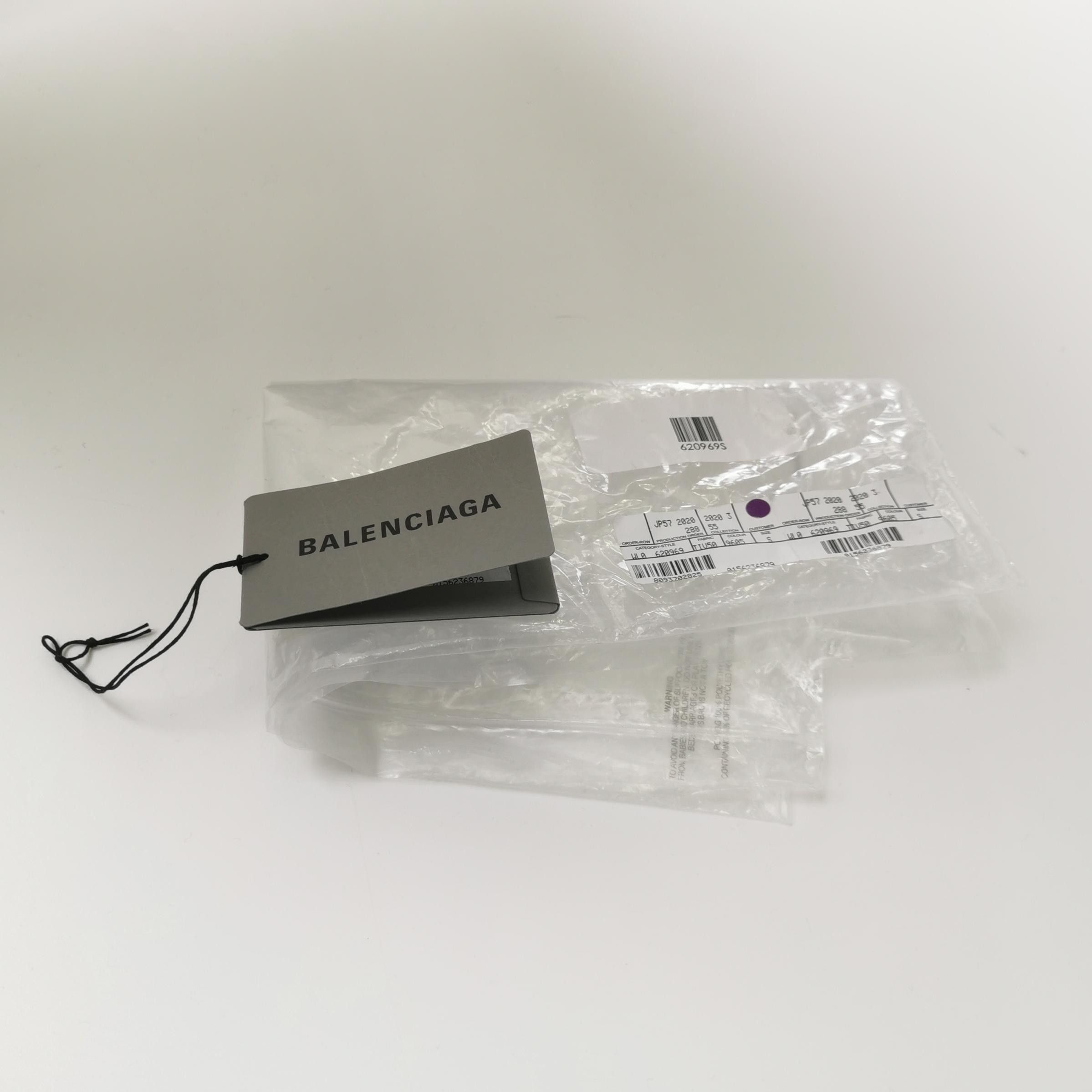 Balenciaga Balenciaga S Cotton Logo Print Crew Neck T-Shirt Size US S / EU 44-46 / 1 - 9 Thumbnail