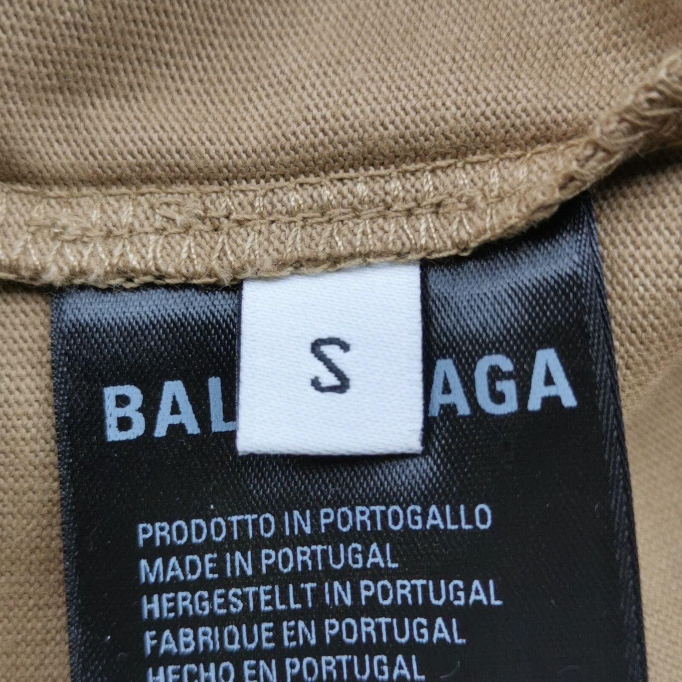 Balenciaga Balenciaga S Cotton Logo Print Crew Neck T-Shirt Size US S / EU 44-46 / 1 - 14 Thumbnail