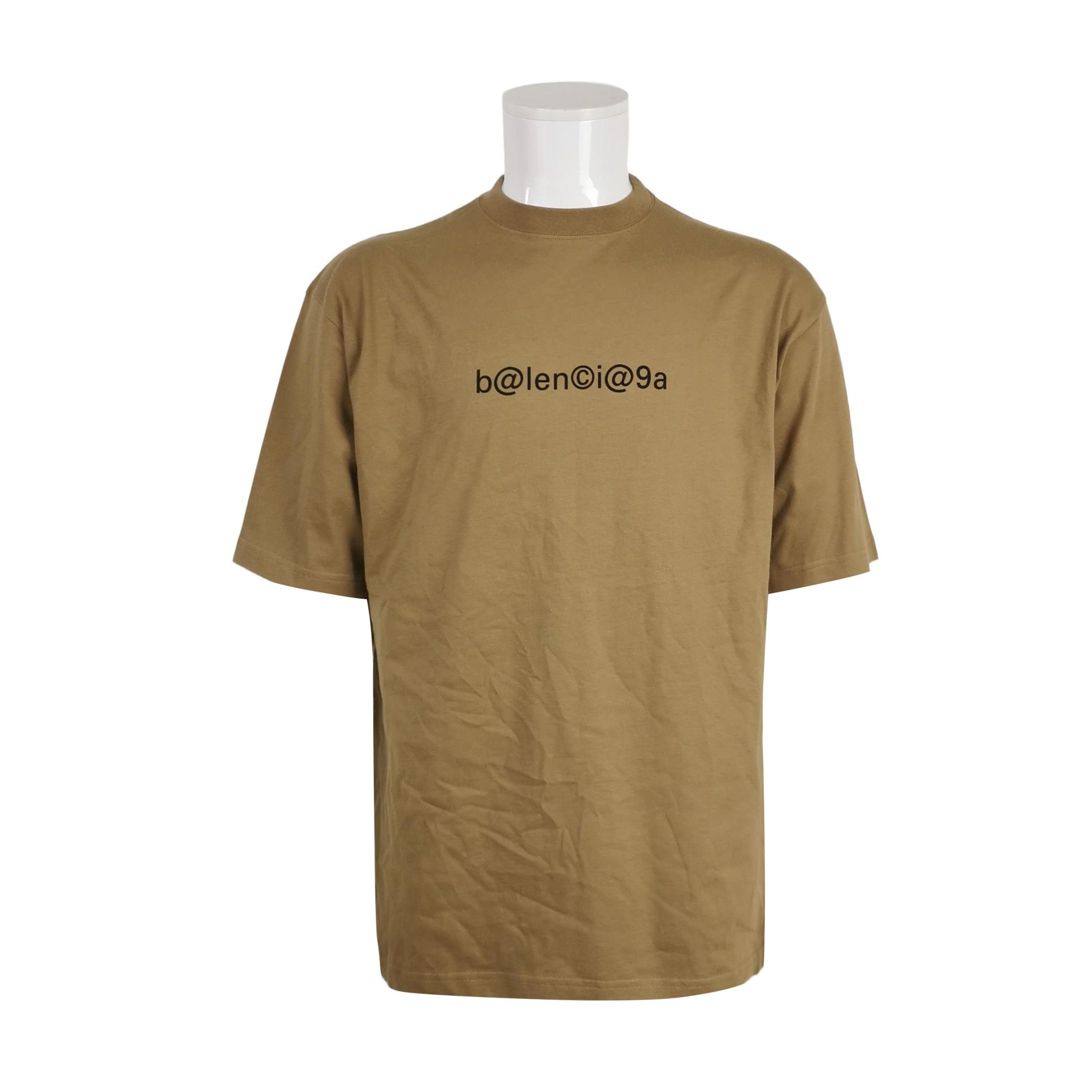 Balenciaga Balenciaga S Cotton Logo Print Crew Neck T-Shirt Size US S / EU 44-46 / 1 - 2 Thumbnail