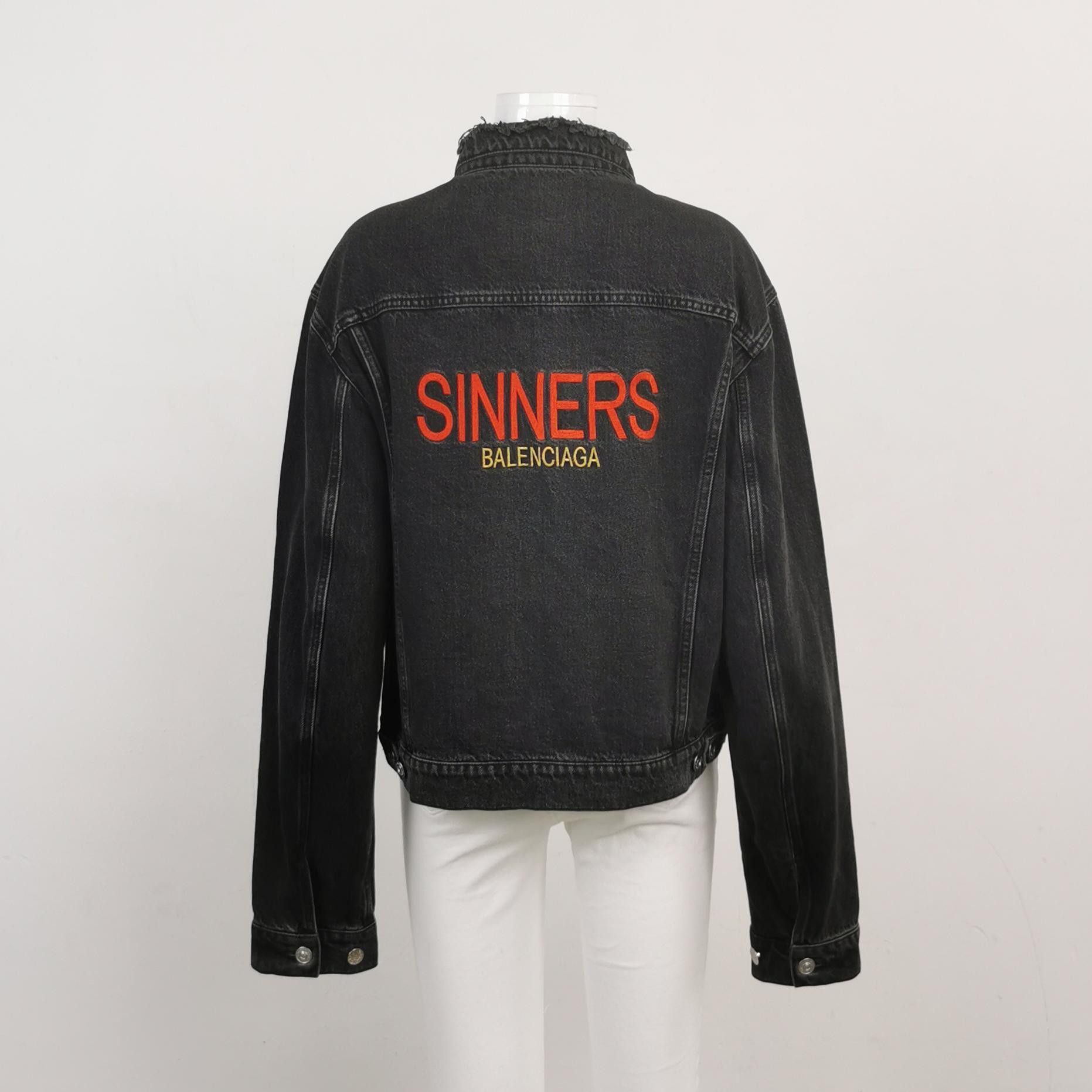 Balenciaga Balenciaga XL Single-Breasted Lapel Cotton Jacket Size US XL / EU 56 / 4 - 3 Thumbnail