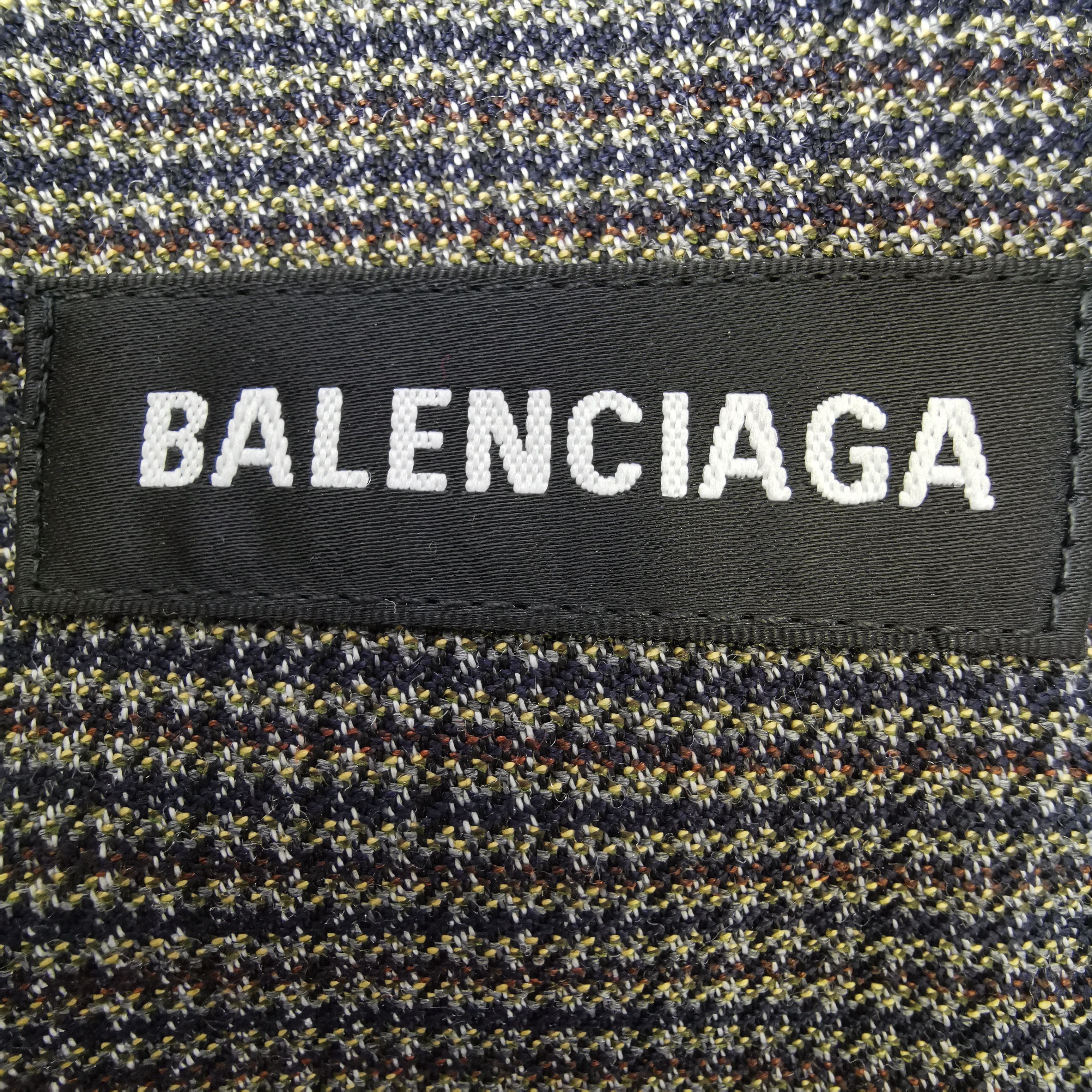 Balenciaga Balenciaga Wool Blend Lapel Long-Sleeve Coat 46 Size US S / EU 44-46 / 1 - 9 Thumbnail