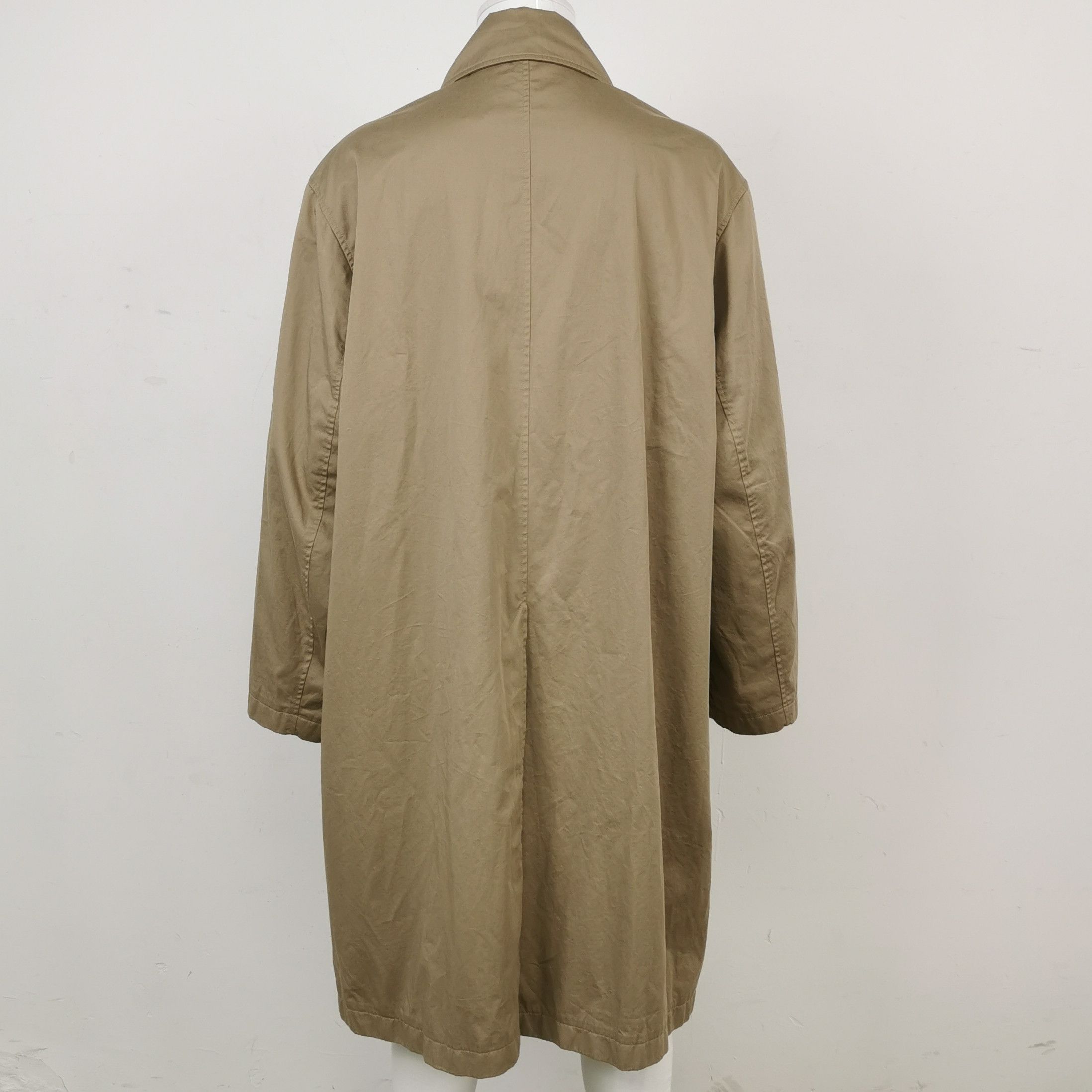 Balenciaga Balenciaga XS Cotton Solid Long-Sleeve Trench Coat Size US XS / EU 42 / 0 - 4 Thumbnail