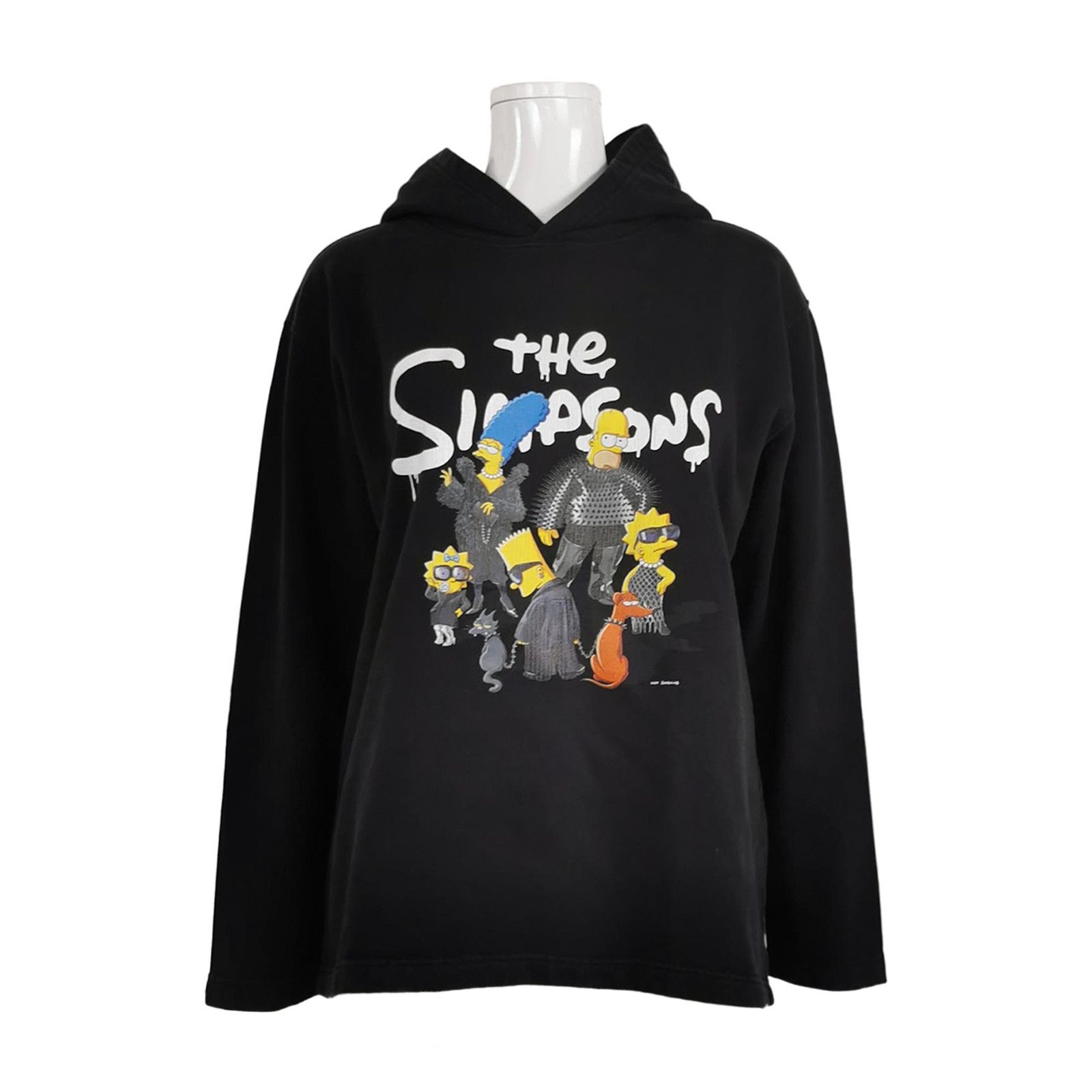 Balenciaga Balenciaga x The Simpsons Cotton Cartoon Hoodie XXS Size XXS / US 00 / IT 34 - 2 Thumbnail