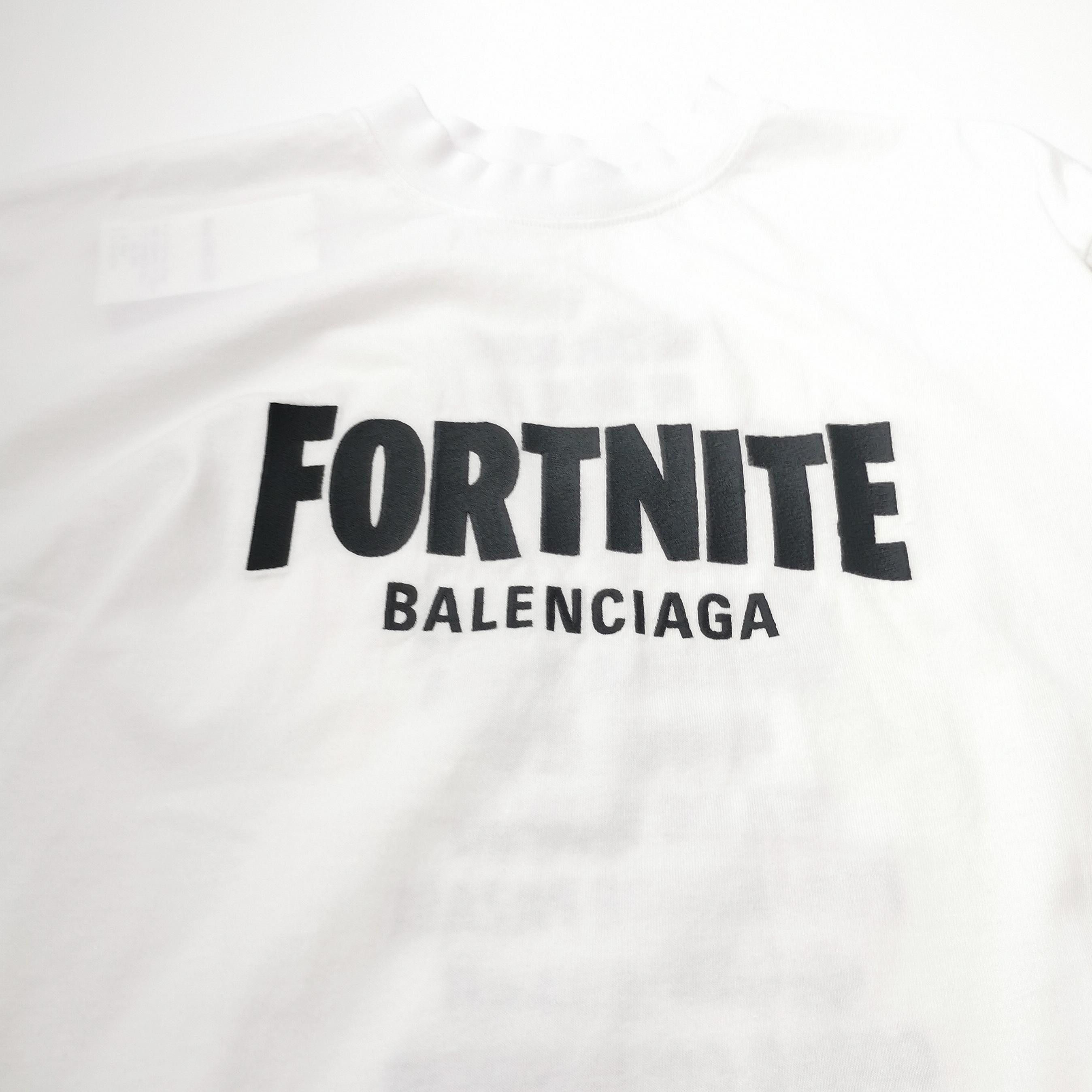 Balenciaga Balenciaga x Fortnite 2021 Logo Cotton T-Shirt S Size S / US 4 / IT 40 - 5 Thumbnail