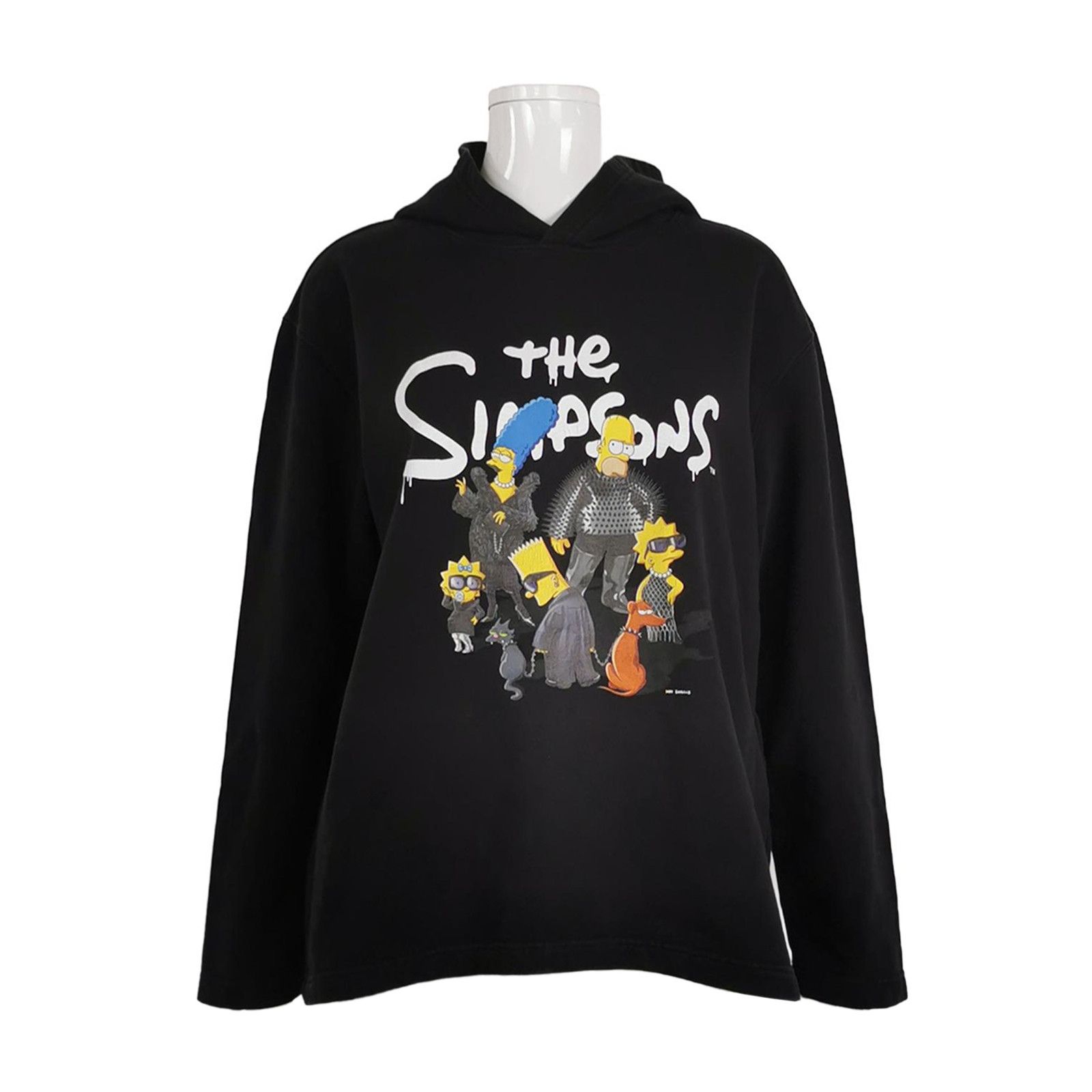 Balenciaga Balenciaga x The Simpsons XS Cotton Hoodie Size XS / US 0-2 / IT 36-38 - 2 Thumbnail