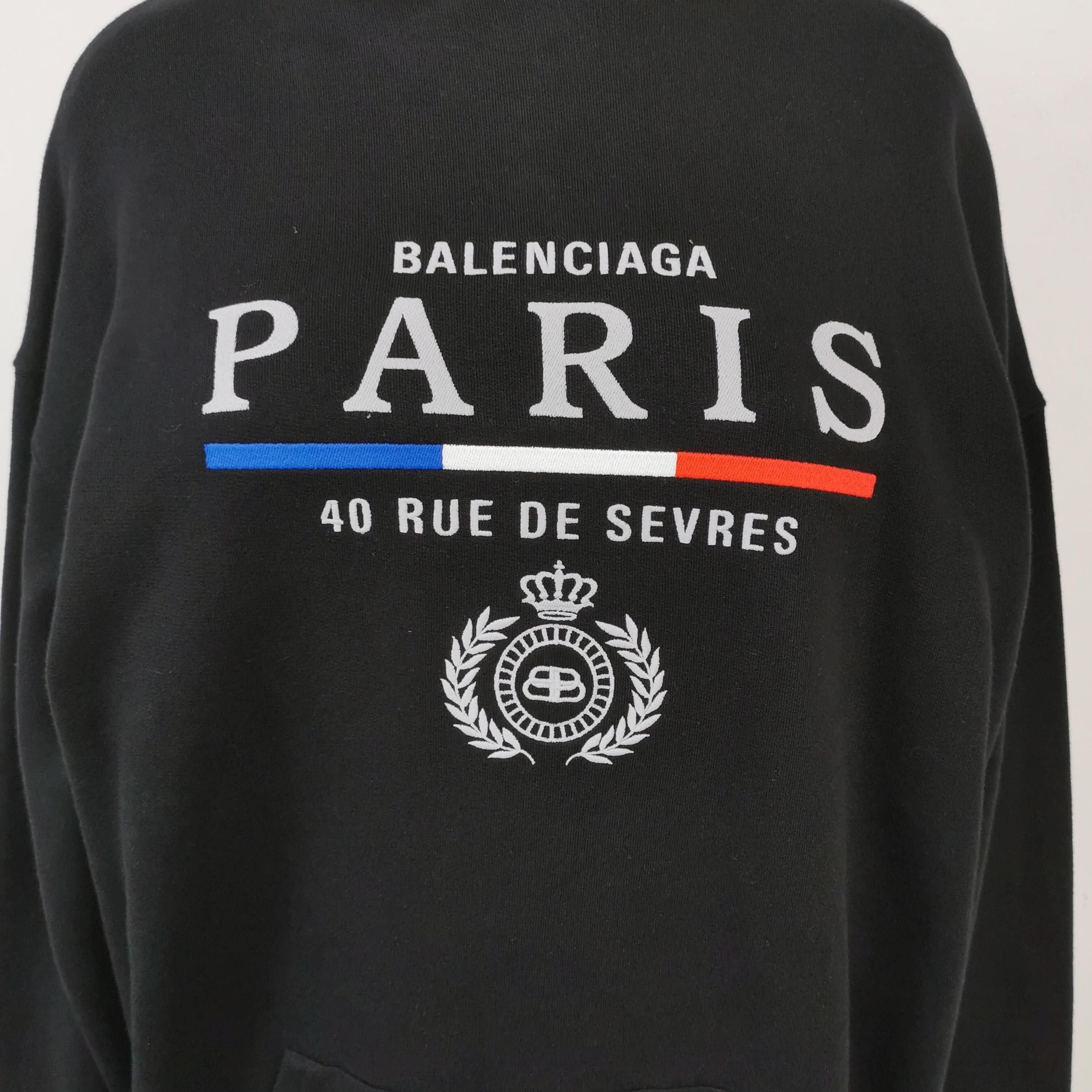 Balenciaga Balenciaga XS Cotton Logo Hoodie Size XS / US 0-2 / IT 36-38 - 6 Thumbnail