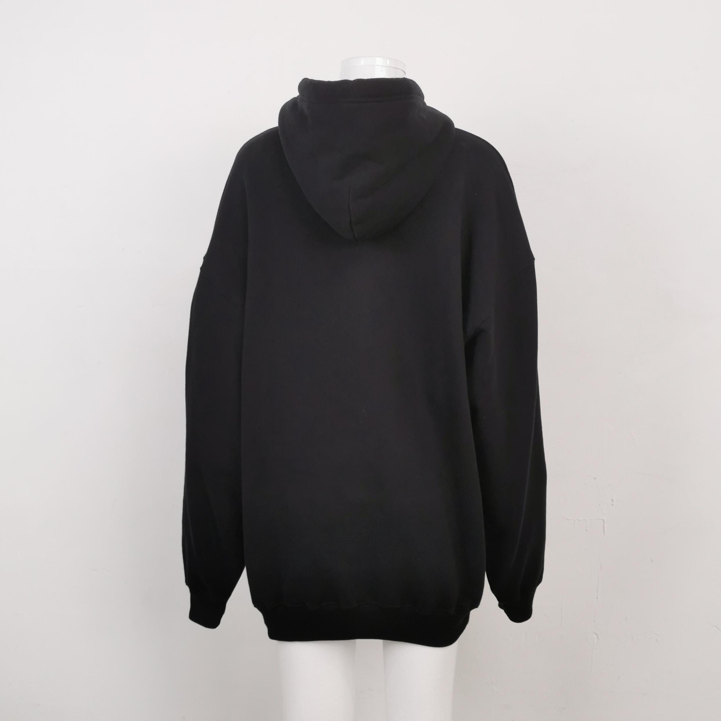 Balenciaga Balenciaga XS Cotton Logo Hoodie Size XS / US 0-2 / IT 36-38 - 4 Thumbnail