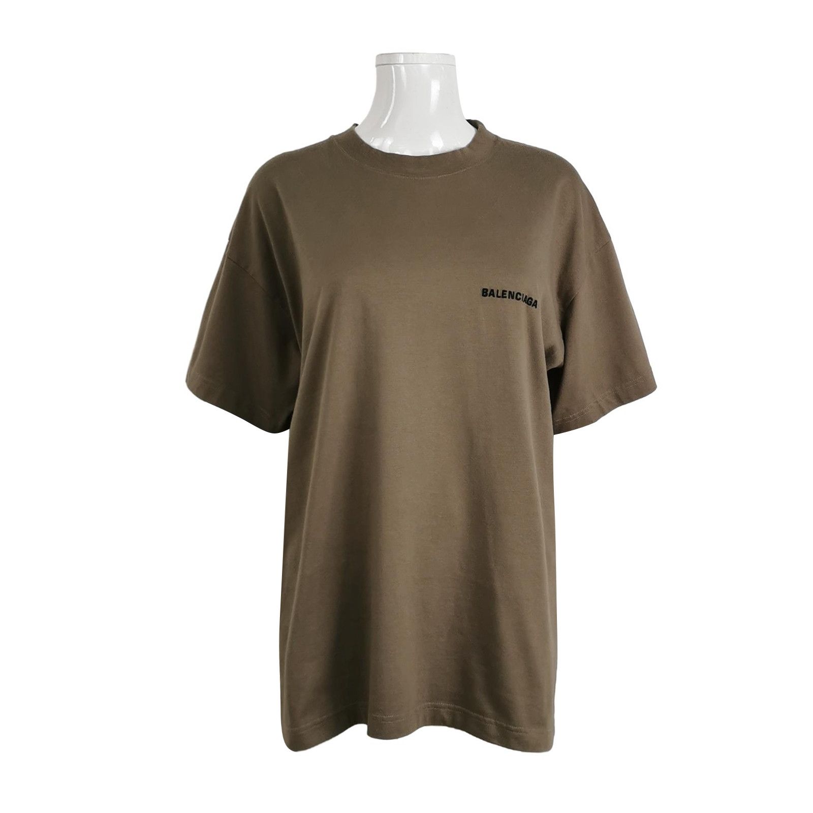 Balenciaga Balenciaga M Cotton Logo Short Sleeve Tee Size M / US 6-8 / IT 42-44 - 2 Thumbnail