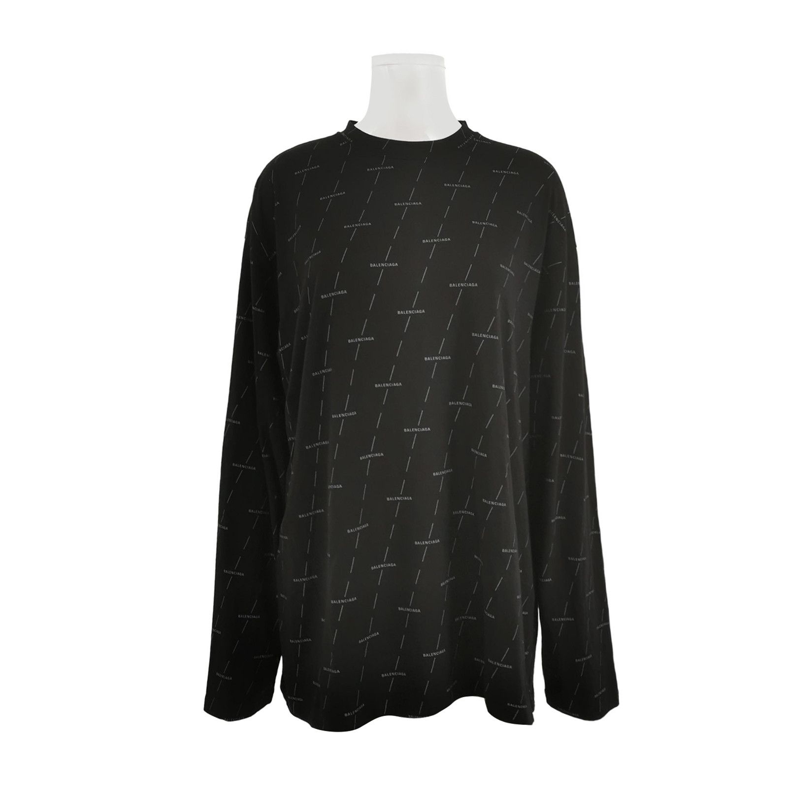Balenciaga Balenciaga Logo-Print Cotton Long-Sleeve Shirt Size XS / US 0-2 / IT 36-38 - 2 Thumbnail