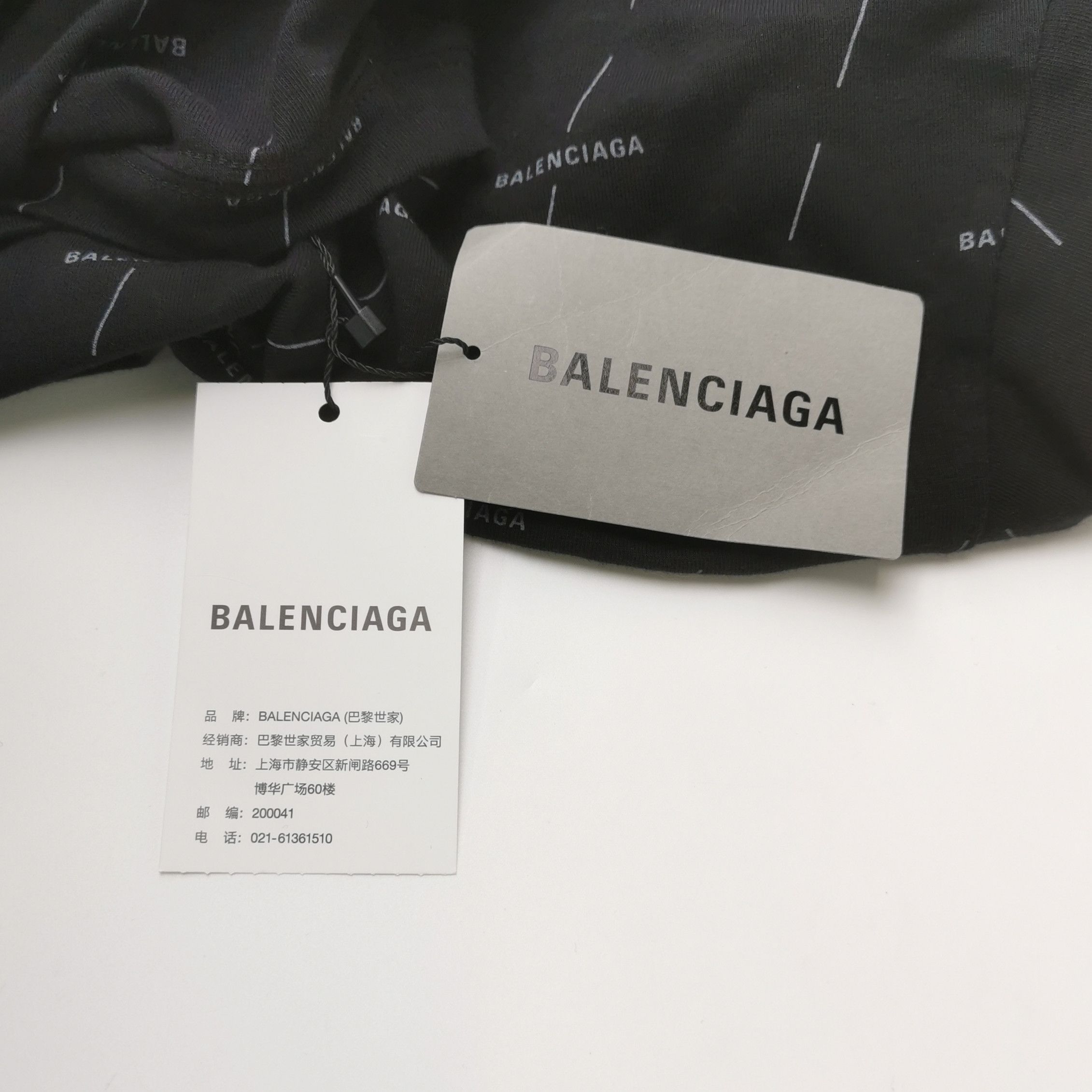 Balenciaga Balenciaga Logo-Print Cotton Long-Sleeve Shirt Size XS / US 0-2 / IT 36-38 - 8 Thumbnail