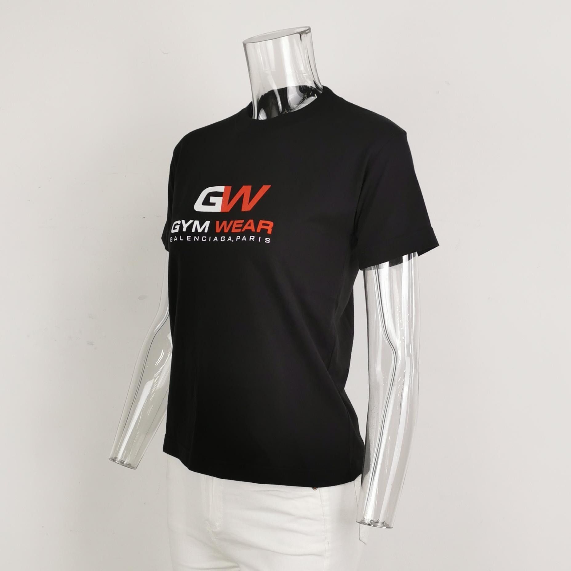 Balenciaga Balenciaga Gym Wear S Logo Print Cotton T-Shirt Size S / US 4 / IT 40 - 3 Thumbnail