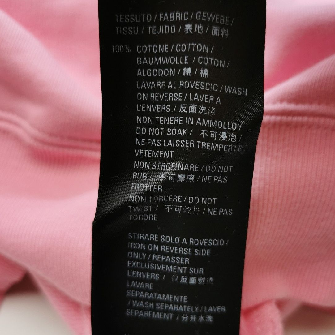 Balenciaga Balenciaga Pink Rhinestone Logo Cotton Hoodie S Size S / US 4 / IT 40 - 18 Thumbnail