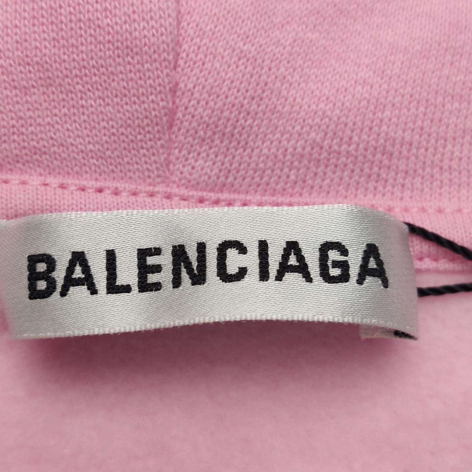 Balenciaga Balenciaga XS Pink Logo Hoodie Size XS / US 0-2 / IT 36-38 - 12 Thumbnail