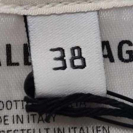 Balenciaga Balenciaga Silk Logo Button-Down Shirt White Size S / US 4 / IT 40 - 13 Thumbnail