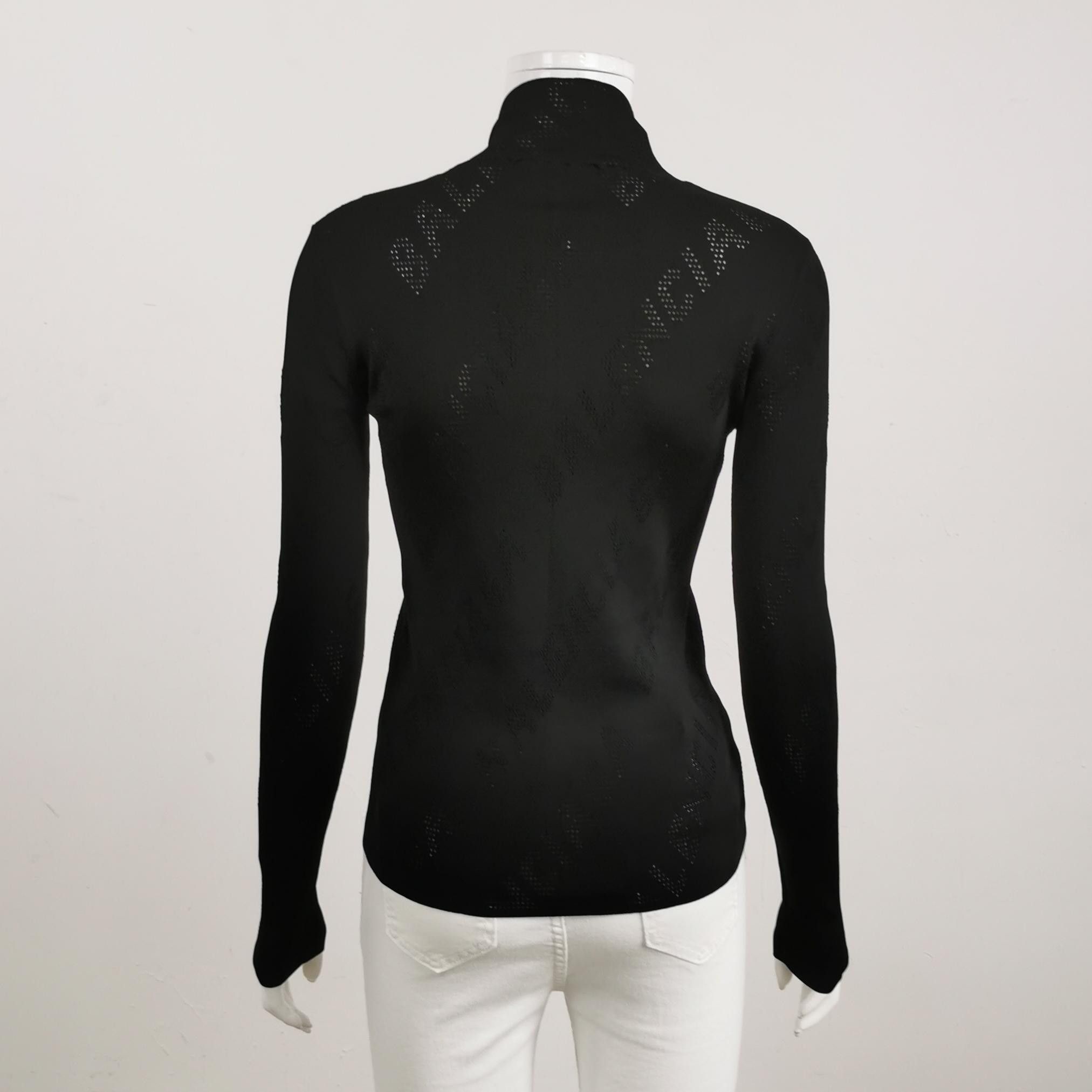 Balenciaga Balenciaga M Size Solid Letter Logo Knit Sweater Size M / US 6-8 / IT 42-44 - 4 Thumbnail