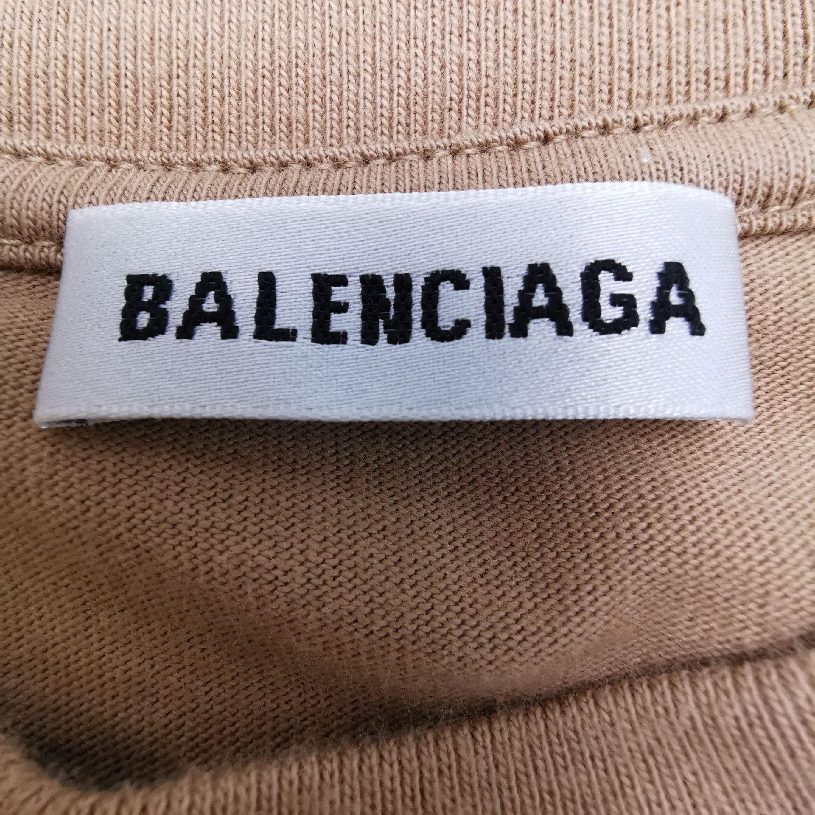 Balenciaga Balenciaga S Size Cotton Logo Crew Neck T-Shirt Size S / US 4 / IT 40 - 7 Thumbnail