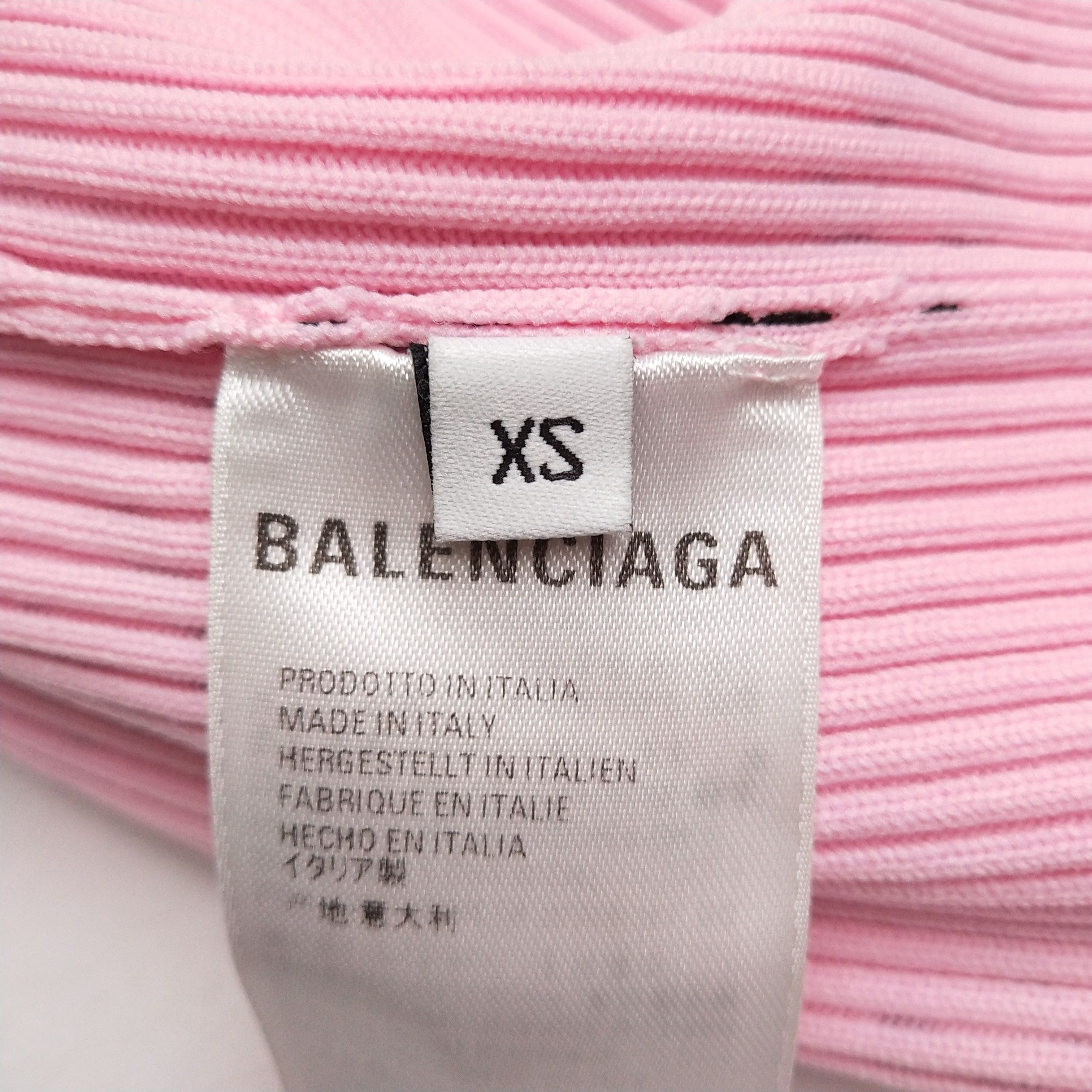Balenciaga Balenciaga XS Pink Logo Print Crewneck Dress Size XS / US 0-2 / IT 36-38 - 9 Thumbnail