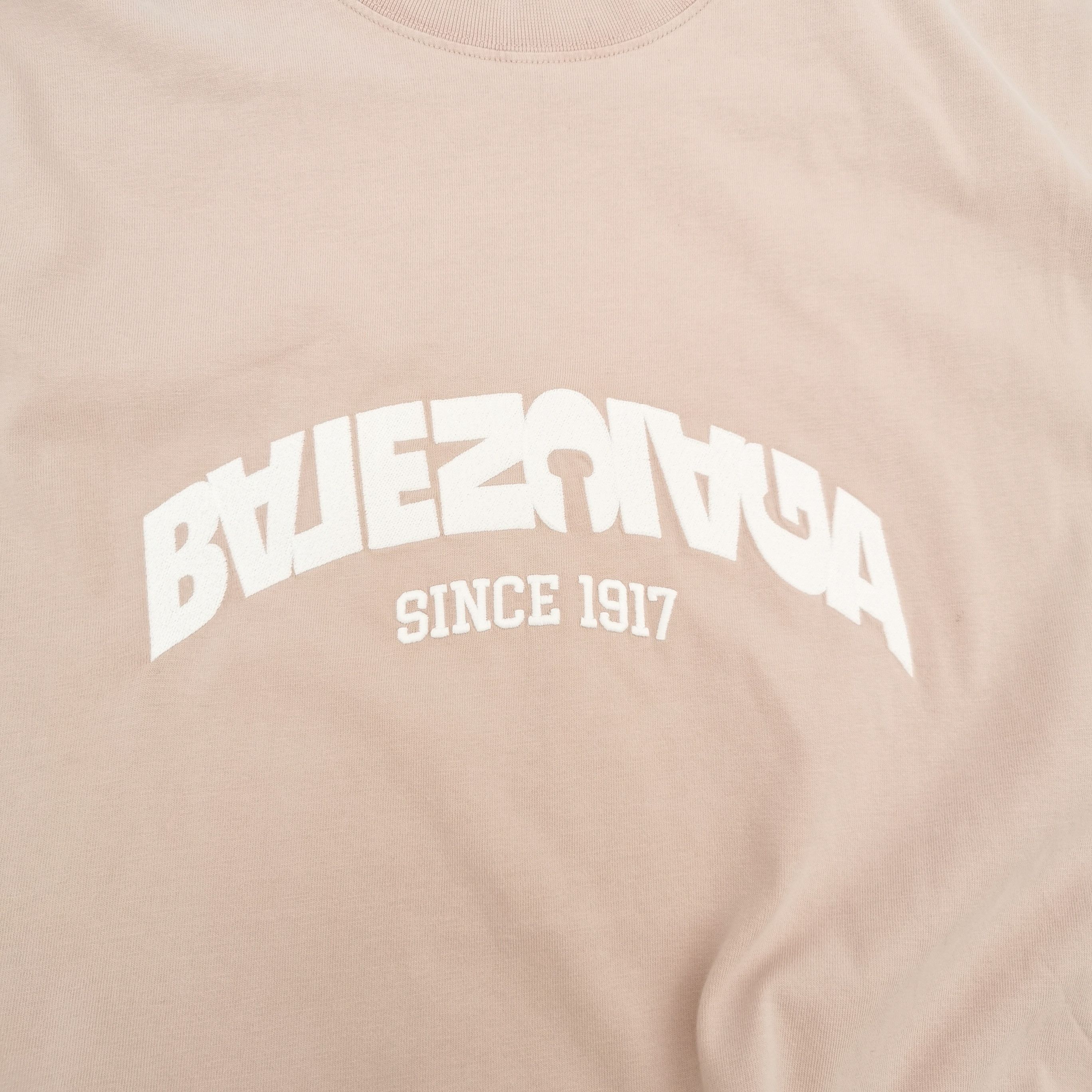 Balenciaga Balenciaga S Cotton Logo Crew Neck T-Shirt Size S / US 4 / IT 40 - 6 Thumbnail