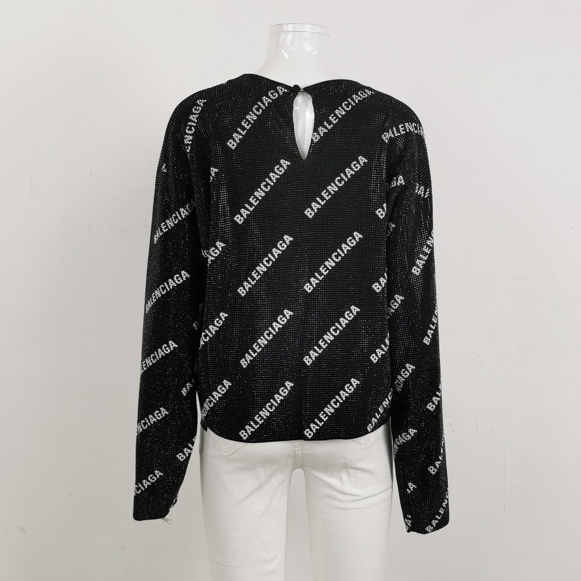 Balenciaga Balenciaga Letter Logo Round Neck Black Dress M Size M / US 6-8 / IT 42-44 - 3 Thumbnail