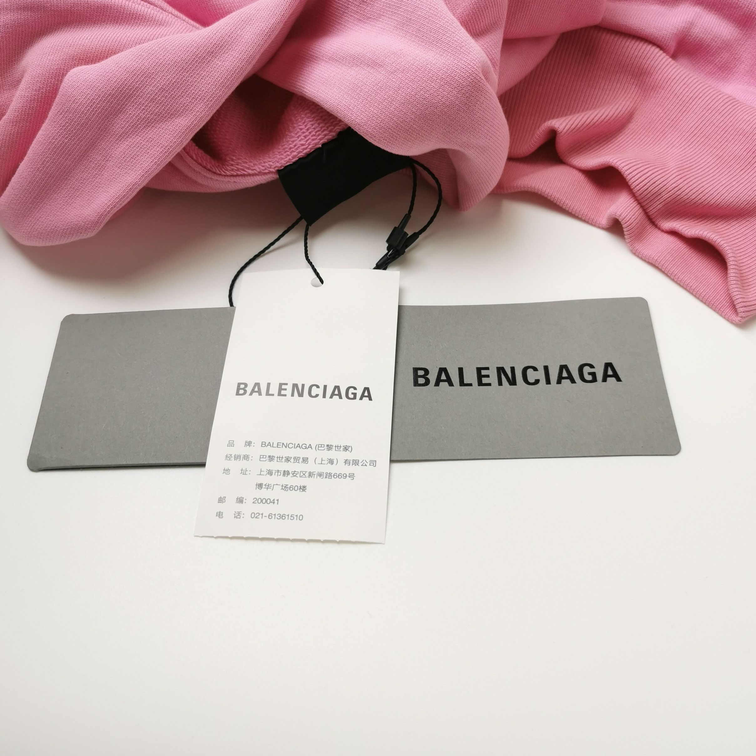 Balenciaga Balenciaga XS Cotton Letter Logo Pink Hoodie Size XS / US 0-2 / IT 36-38 - 8 Thumbnail