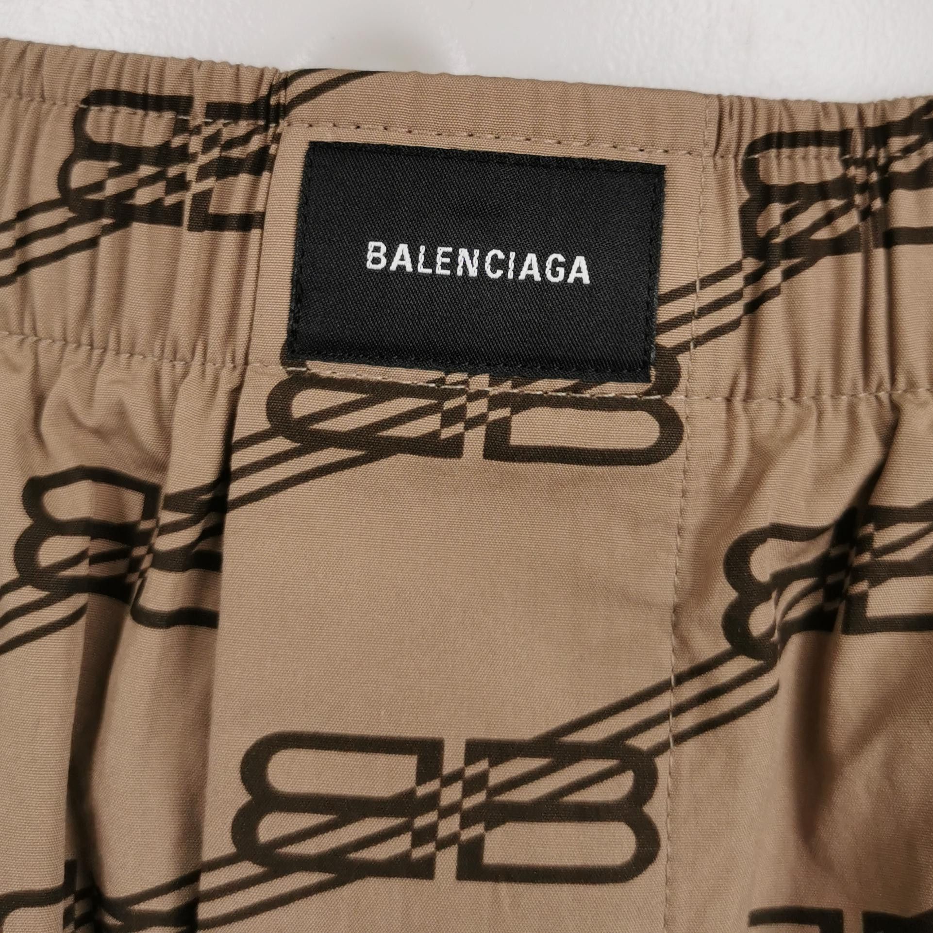 Balenciaga Balenciaga XS Cotton Logo Print Shorts Size 36" / US 14 / IT 50 - 6 Thumbnail