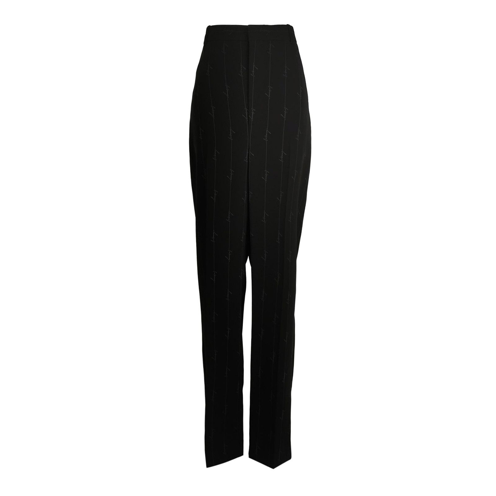 Balenciaga Balenciaga Striped Logo Print Black Trousers XXS Size 34" / US 12 / IT 48 - 2 Thumbnail