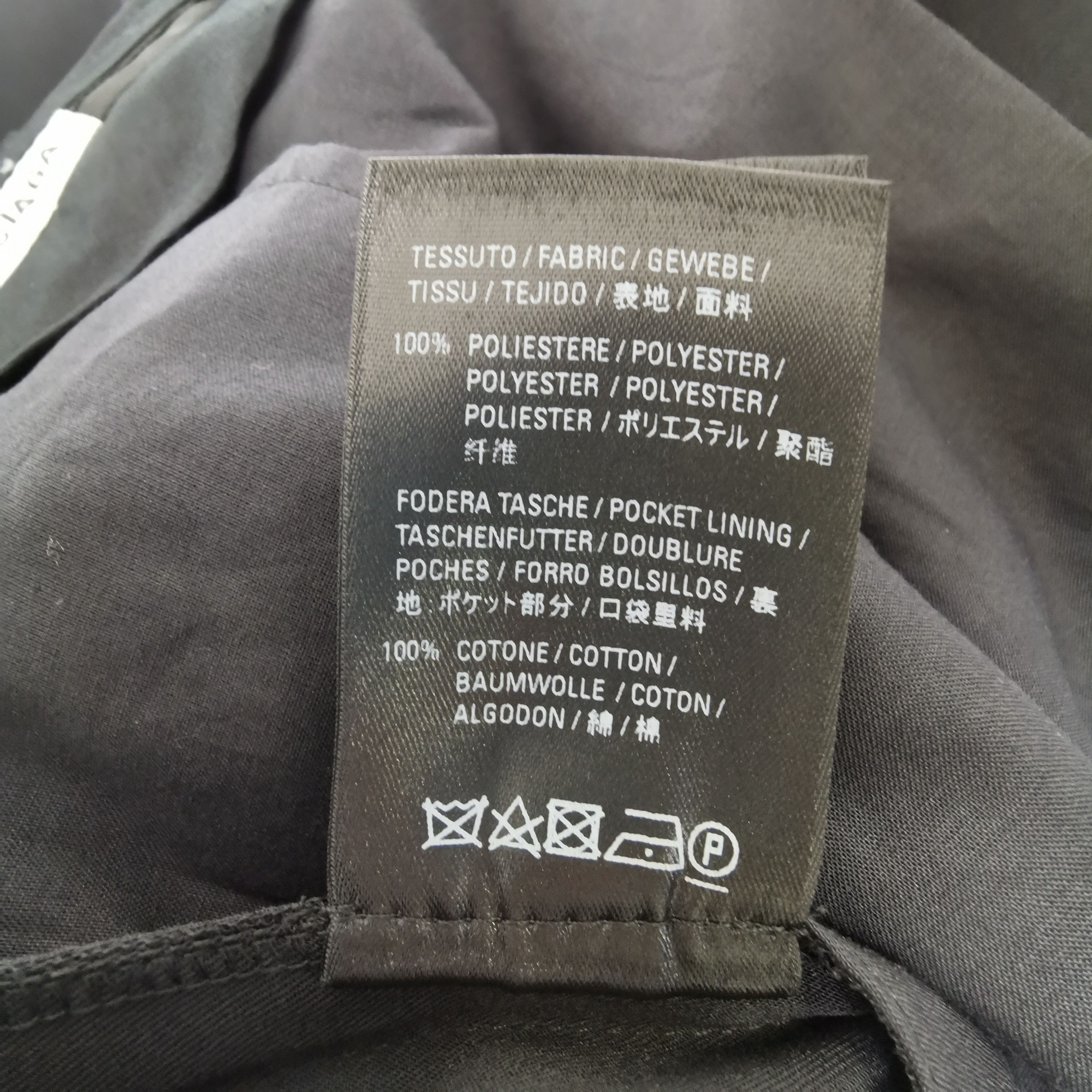 Balenciaga Balenciaga Striped Logo Print Black Trousers XXS Size 34" / US 12 / IT 48 - 12 Thumbnail