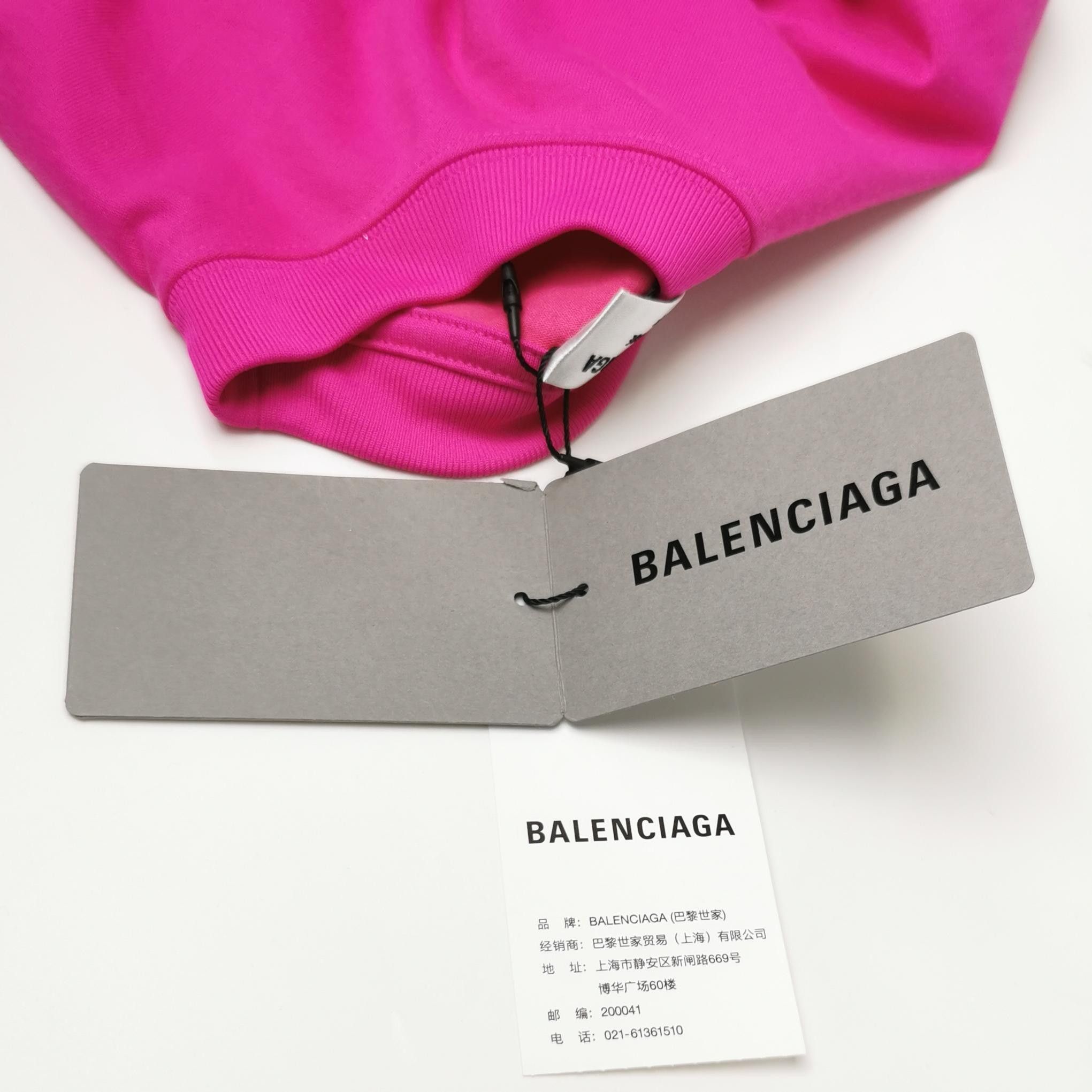 Balenciaga Balenciaga XS Cotton Logo Embroidered Crew Neck Tee Size XS / US 0-2 / IT 36-38 - 8 Thumbnail