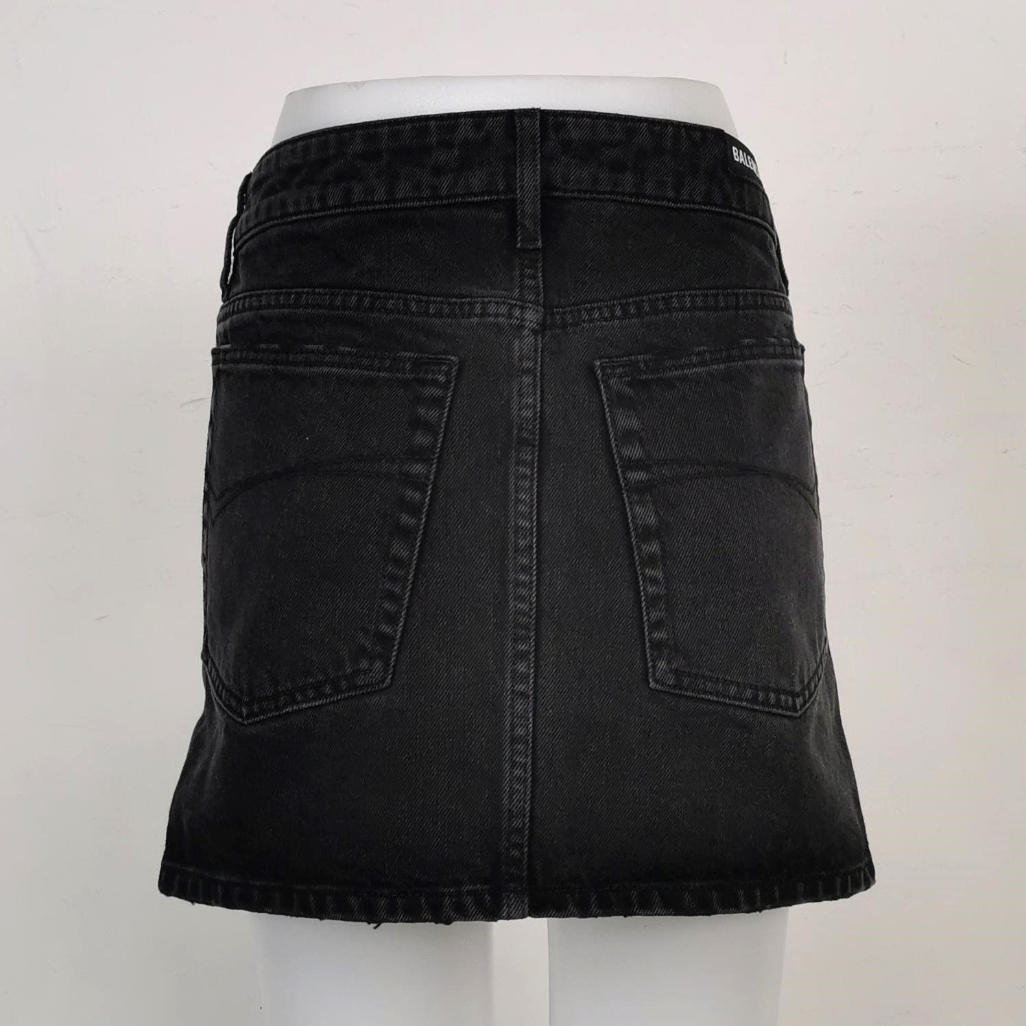 Balenciaga Balenciaga Cotton Logo Mini Skirt XS/36 Size 24" / US 00 / IT 34 - 3 Thumbnail