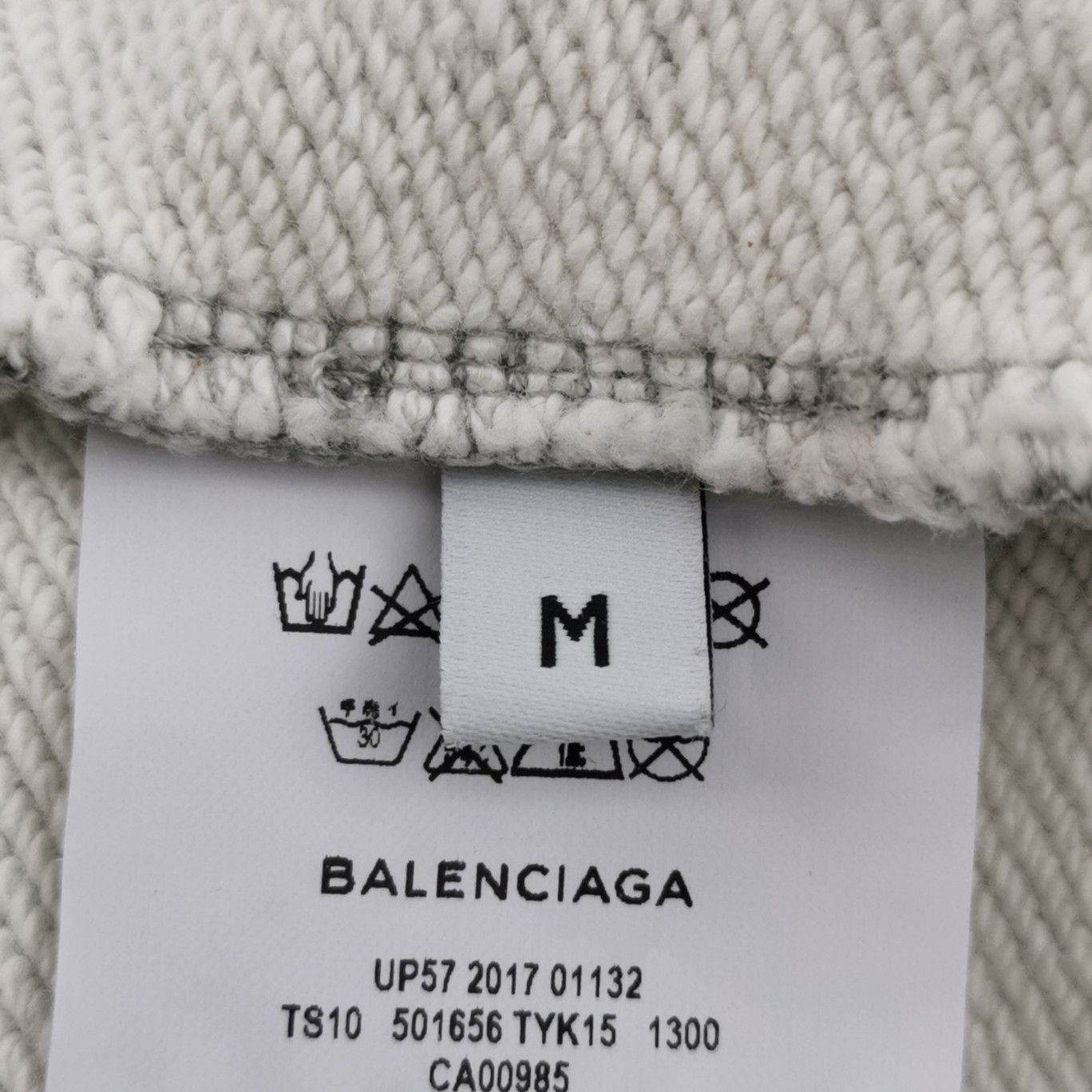 Balenciaga Balenciaga M Size Logo Print Cotton Hoodie Size M / US 6-8 / IT 42-44 - 9 Thumbnail