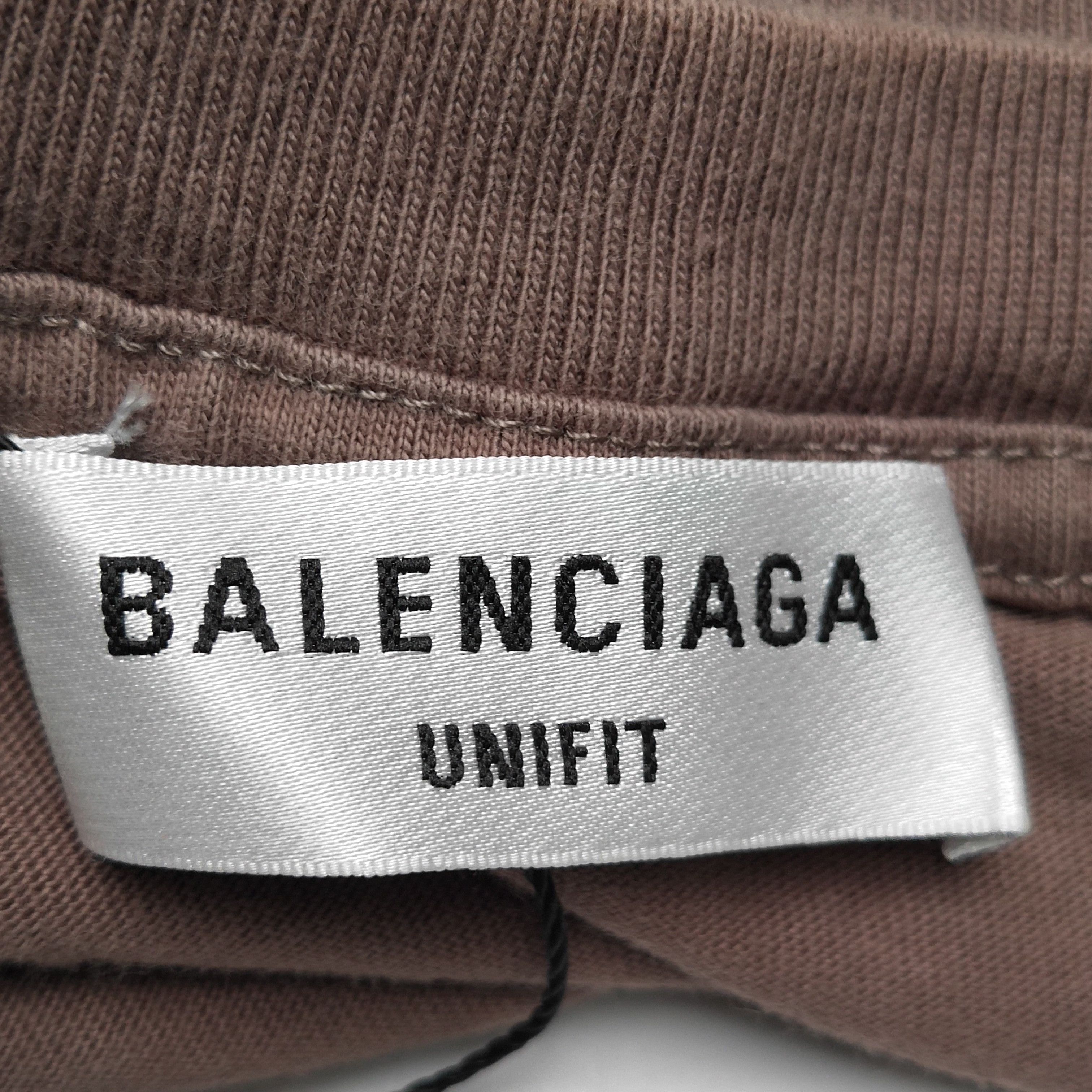 Balenciaga Balenciaga XS Cotton Distressed Logo Crew Neck T-Shirt Size XS / US 0-2 / IT 36-38 - 12 Thumbnail