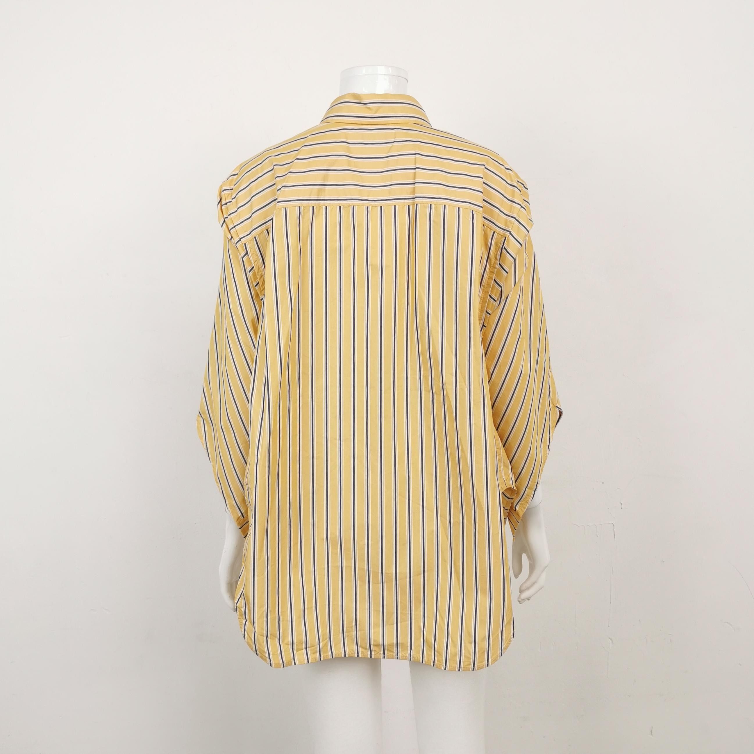 Balenciaga Balenciaga Striped Oversized Shirt S Size S / US 4 / IT 40 - 3 Thumbnail