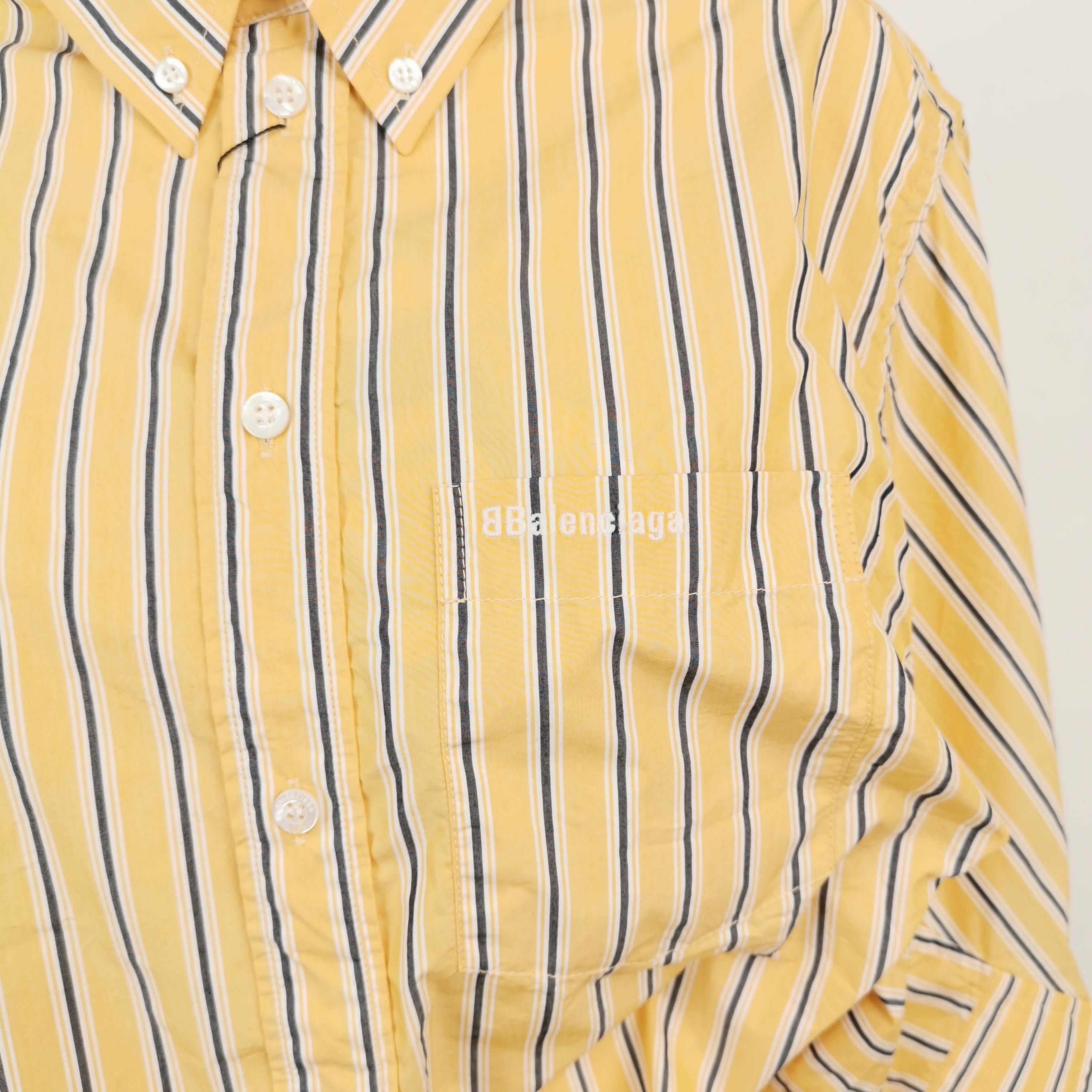 Balenciaga Balenciaga Striped Oversized Shirt S Size S / US 4 / IT 40 - 6 Thumbnail