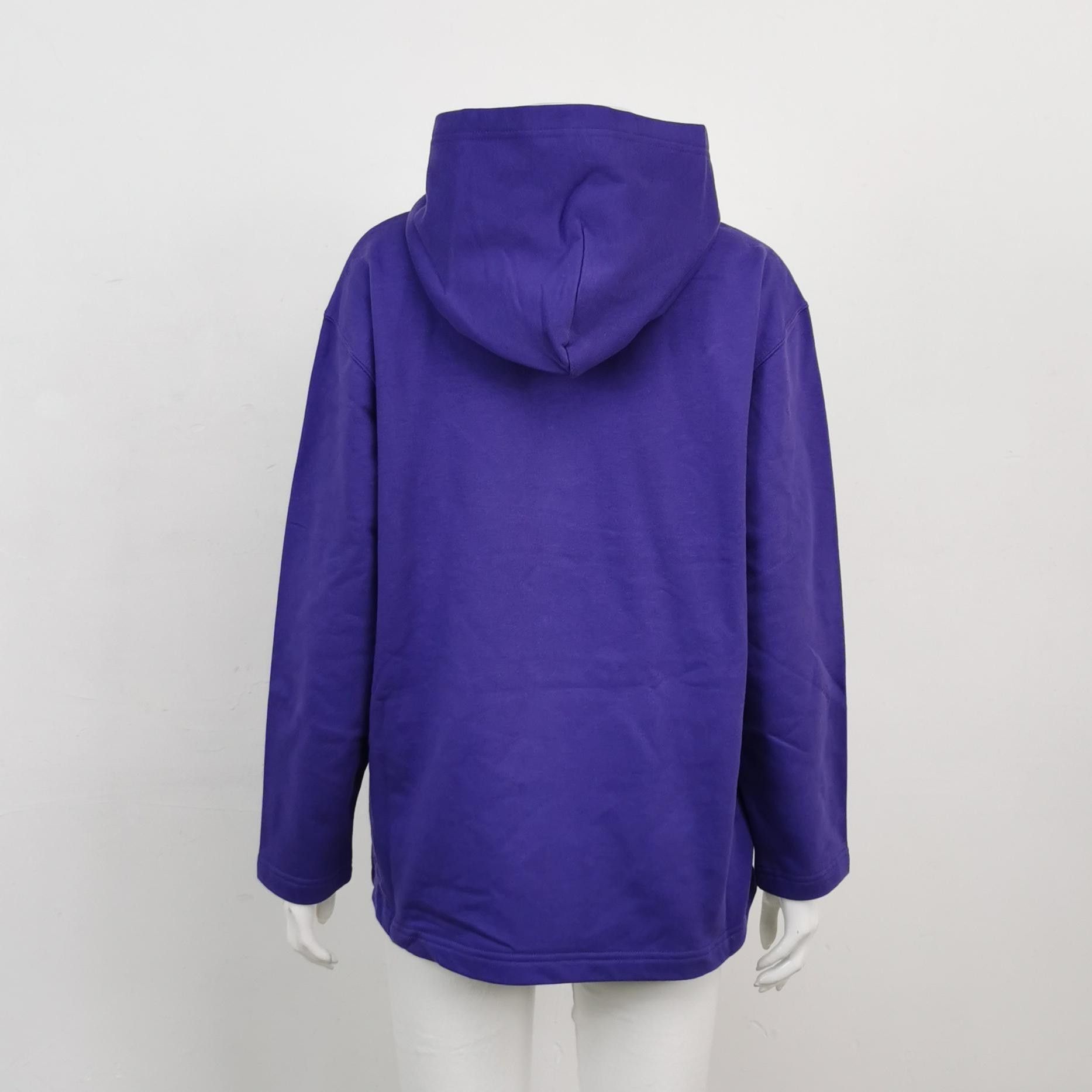 Balenciaga Balenciaga Purple Cotton Hoodie XS Size XS / US 0-2 / IT 36-38 - 3 Thumbnail