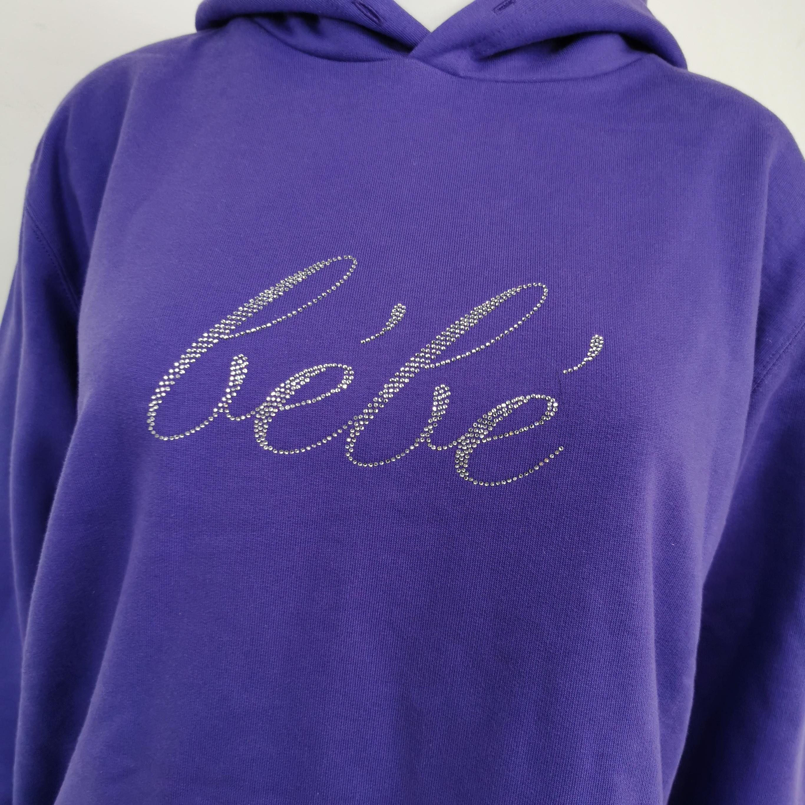 Balenciaga Balenciaga Purple Cotton Hoodie XS Size XS / US 0-2 / IT 36-38 - 6 Thumbnail