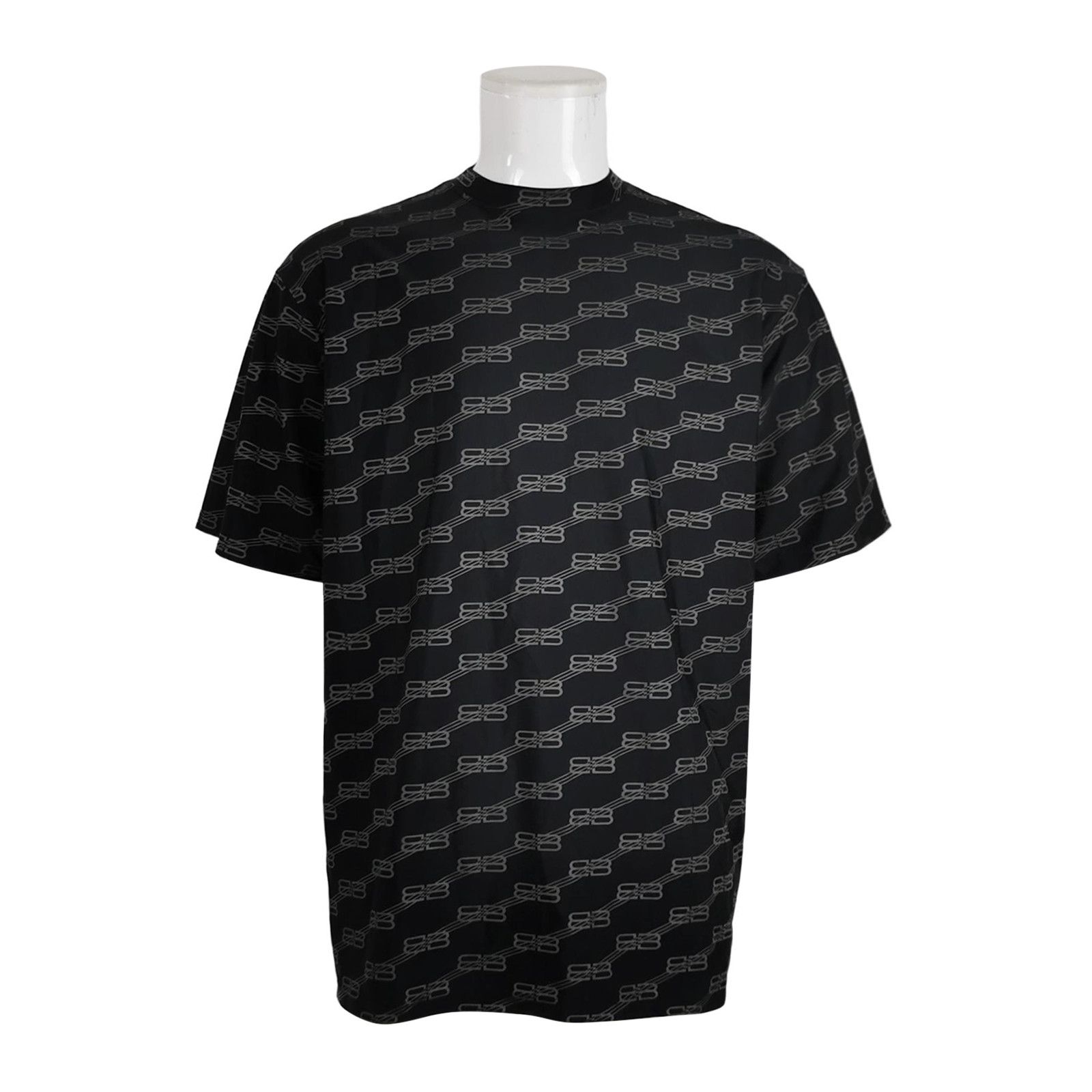 Balenciaga Balenciaga Monogram Crew Neck T-Shirt XS Size US XS / EU 42 / 0 - 2 Thumbnail