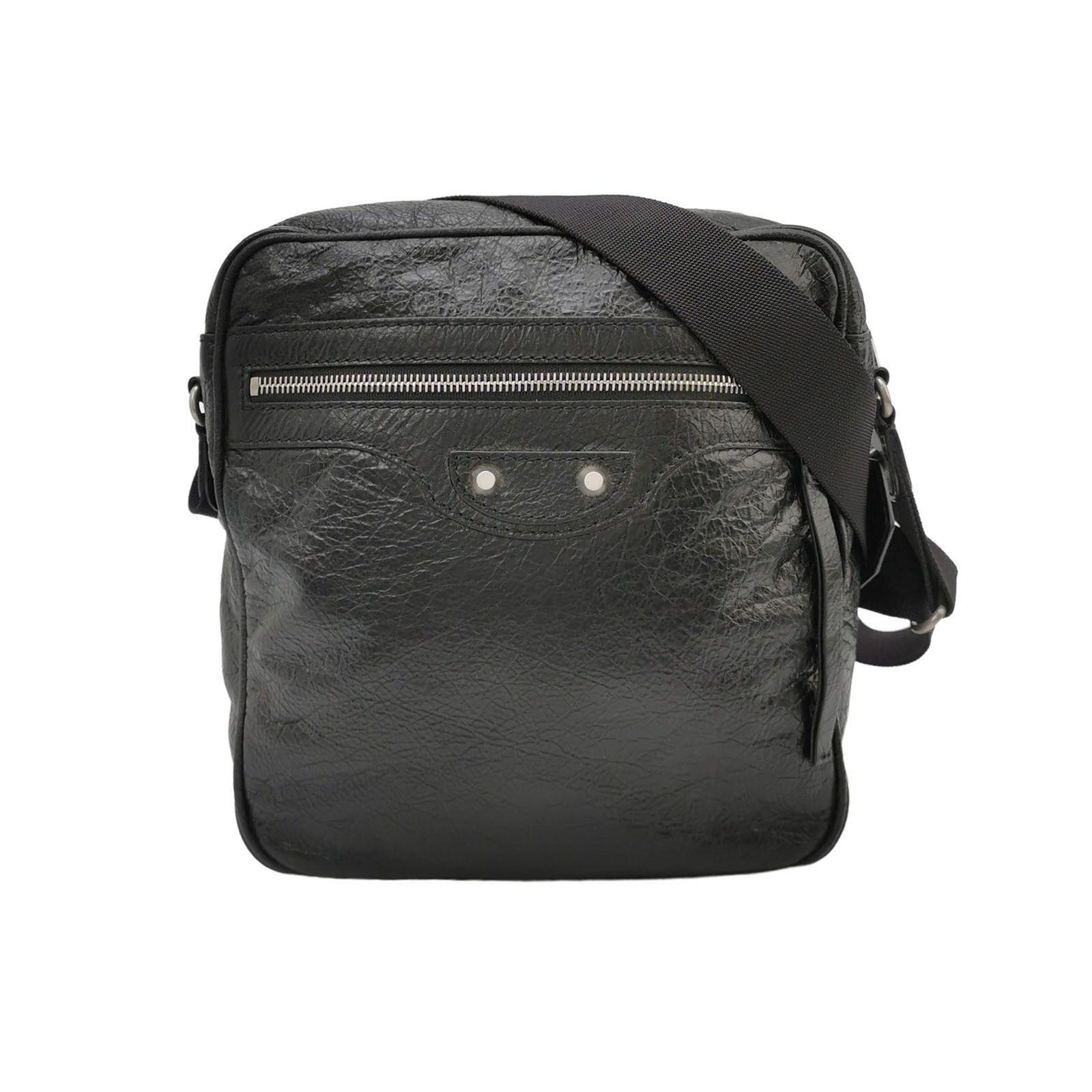 Balenciaga Balenciaga Waxed Leather Studded Crossbody Bag Size ONE SIZE - 2 Thumbnail