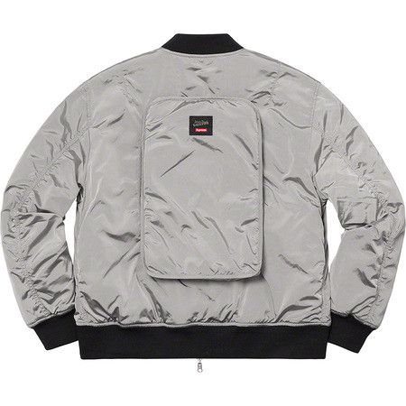 Jean Paul Gaultier × Supreme Silver Reversible MA-1 Flight Backpack Size US M / EU 48-50 / 2 - 5 Thumbnail