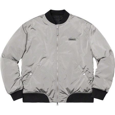 Jean Paul Gaultier × Supreme Silver Reversible MA-1 Flight Backpack Size US M / EU 48-50 / 2 - 1 Thumbnail