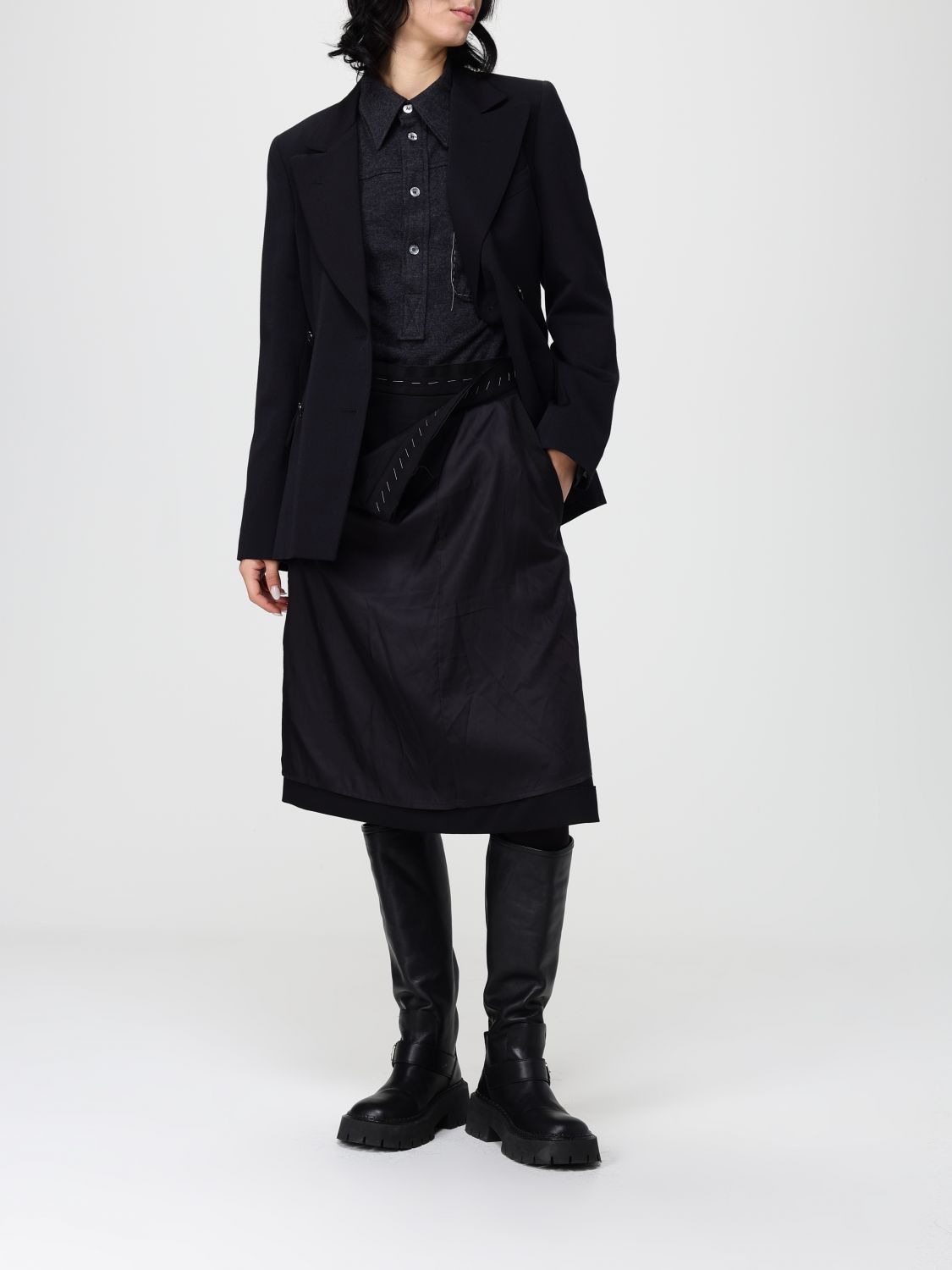 Maison Margiela Maison Margiela Jacket Woman Black Size M / US 6-8 / IT 42-44 - 2 Thumbnail