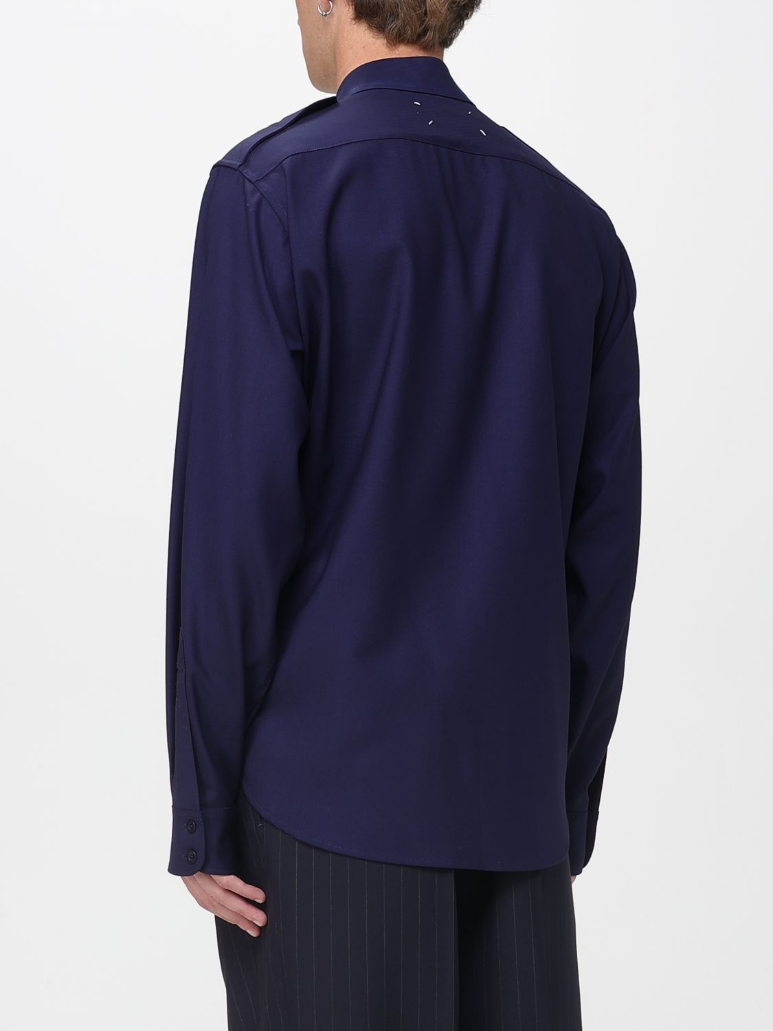 Maison Margiela Maison Margiela Shirt Men Blue Size US L / EU 52-54 / 3 - 3 Thumbnail