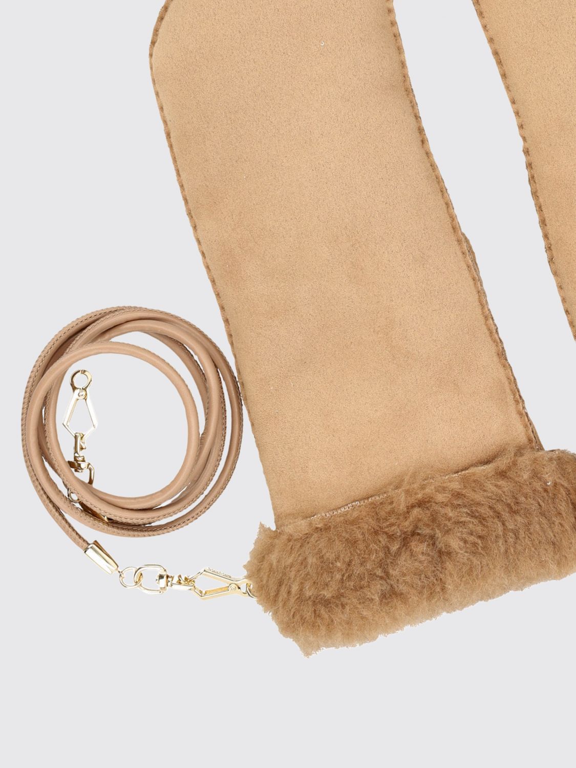 Max Mara Max Mara Gloves Woman Brown Size ONE SIZE - 2 Thumbnail